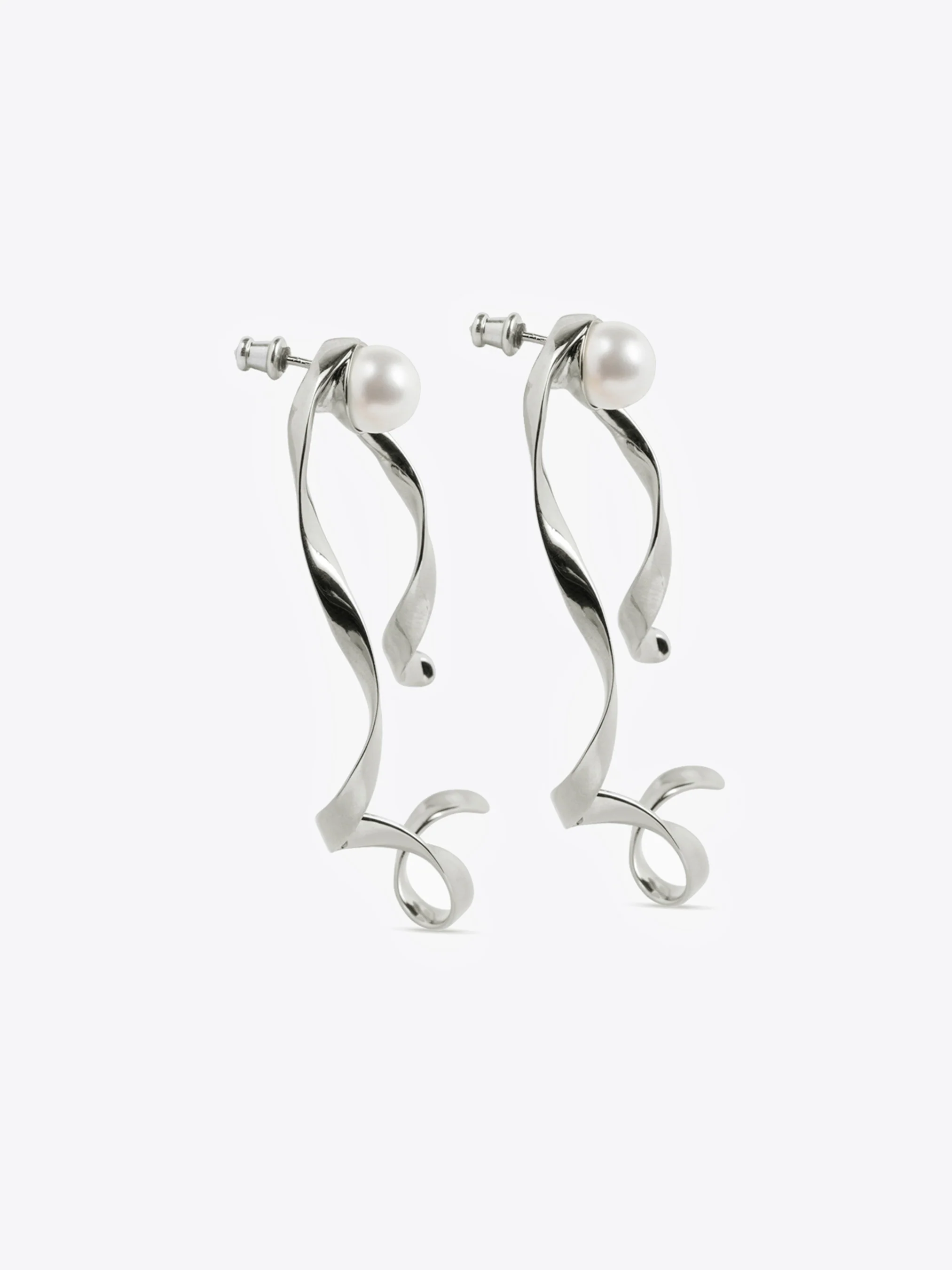 Wave stud earrings - Image 3
