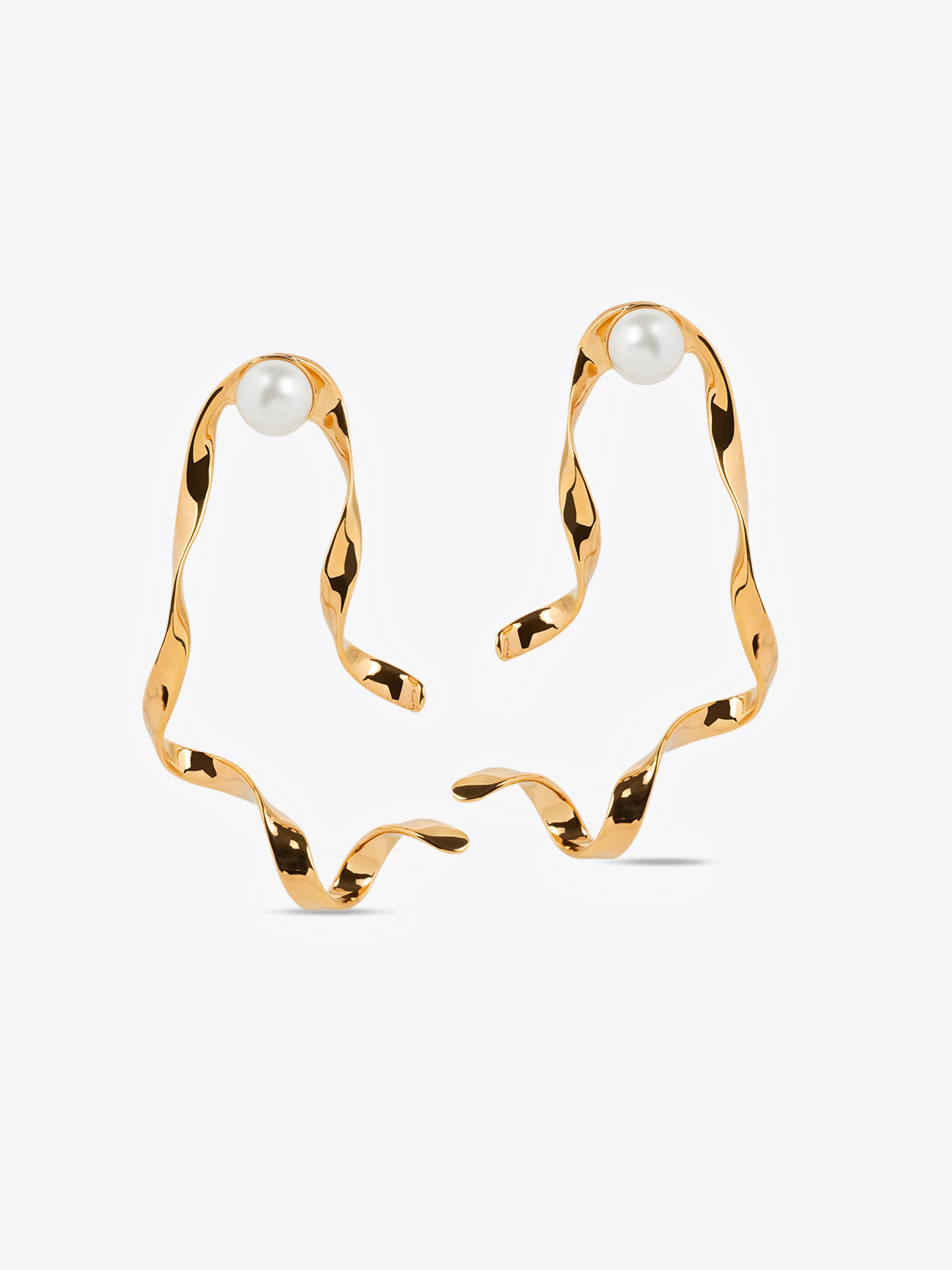 Wave stud earrings - Image 5
