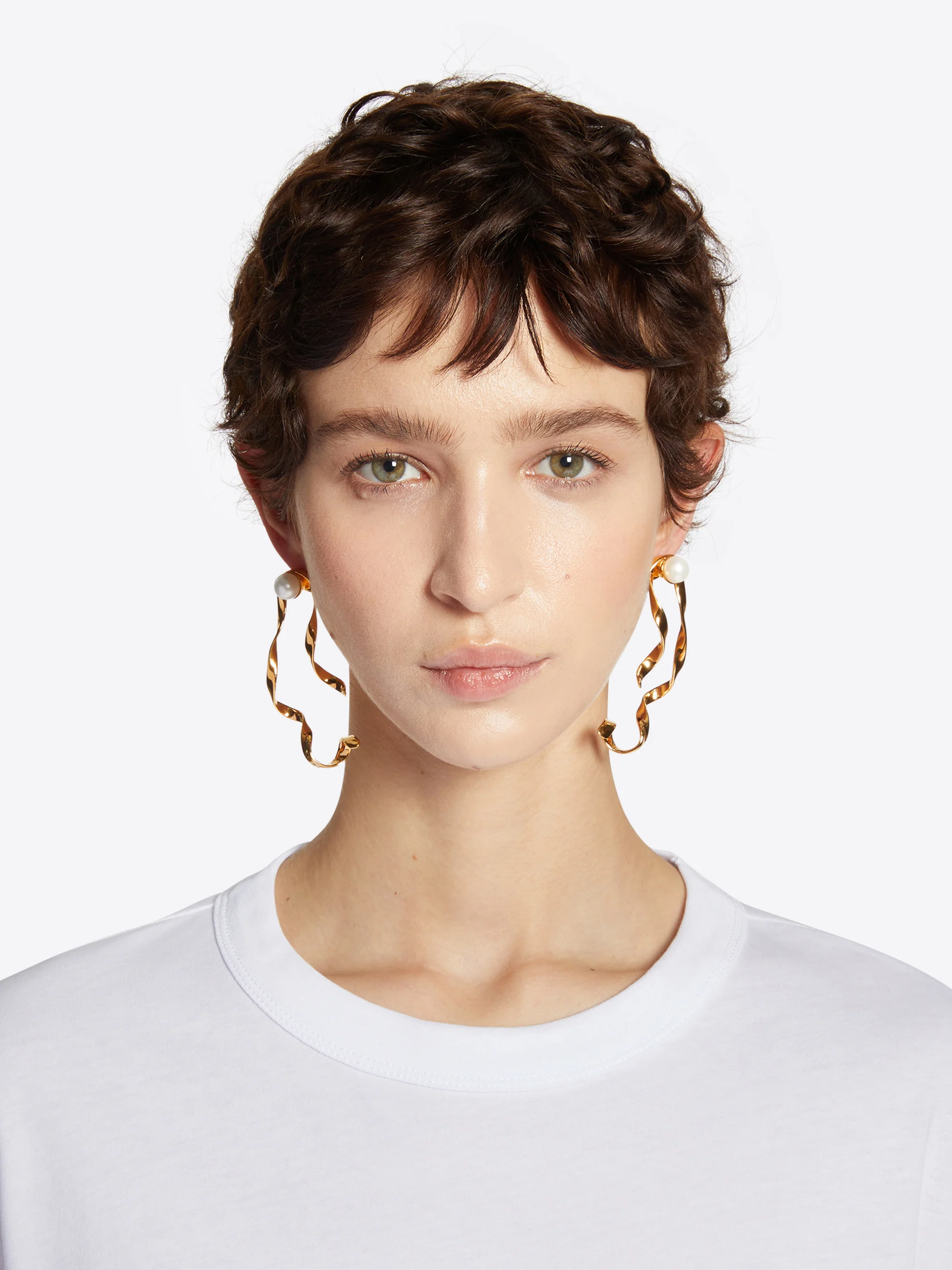 Wave stud earrings - Image 8
