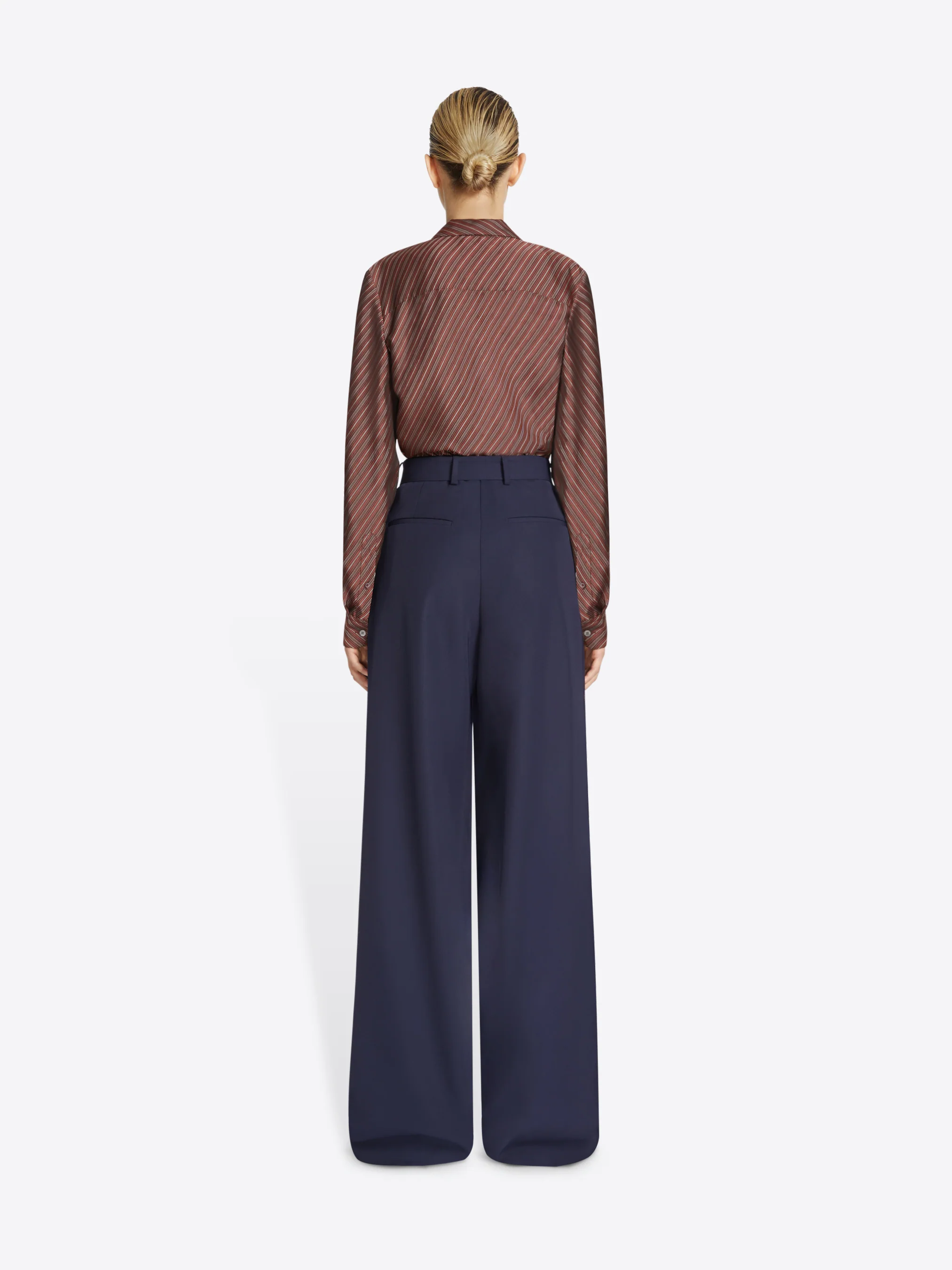 Belted wool trousers - Image 4