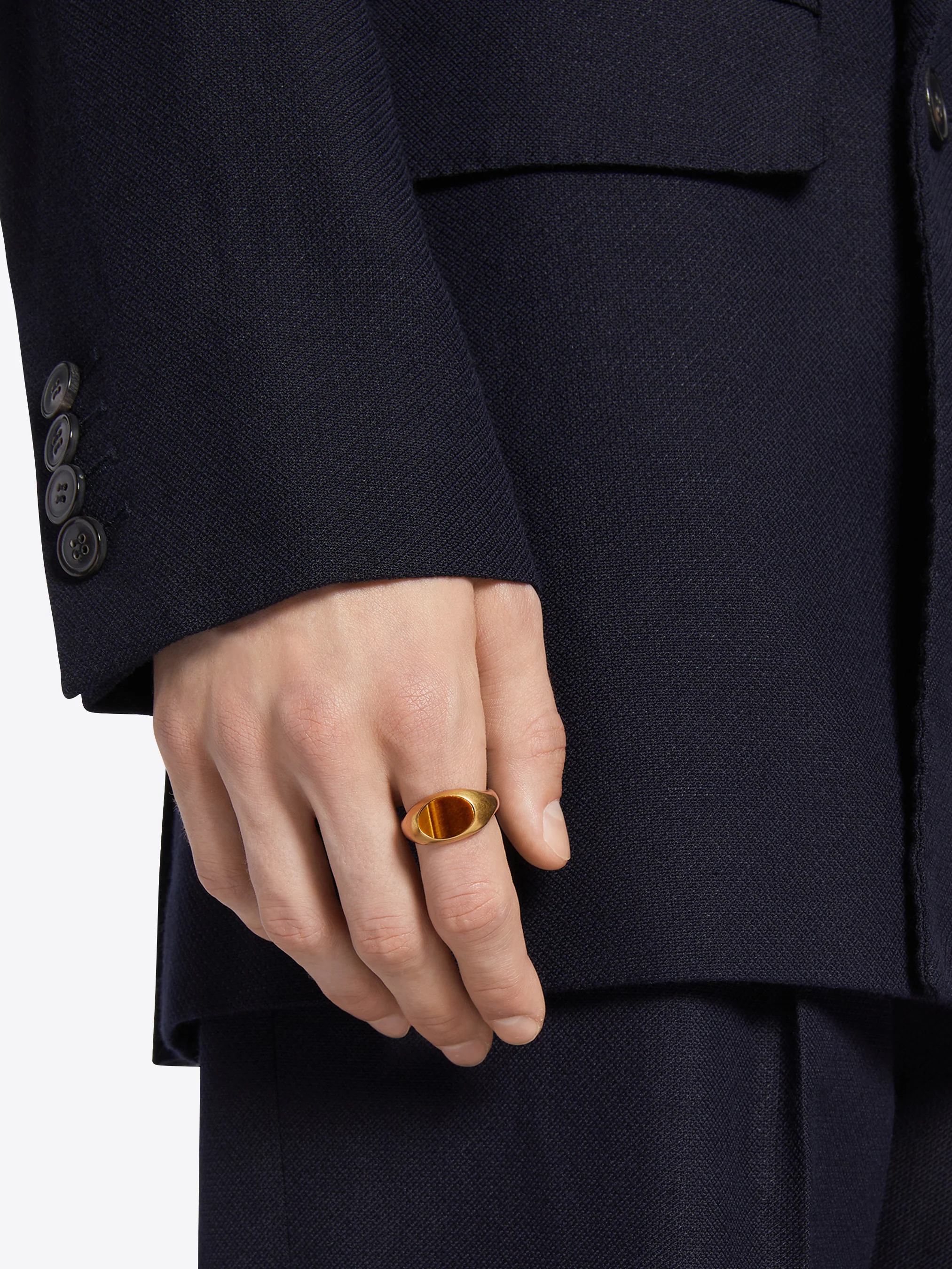 Stone signet ring - Image 8