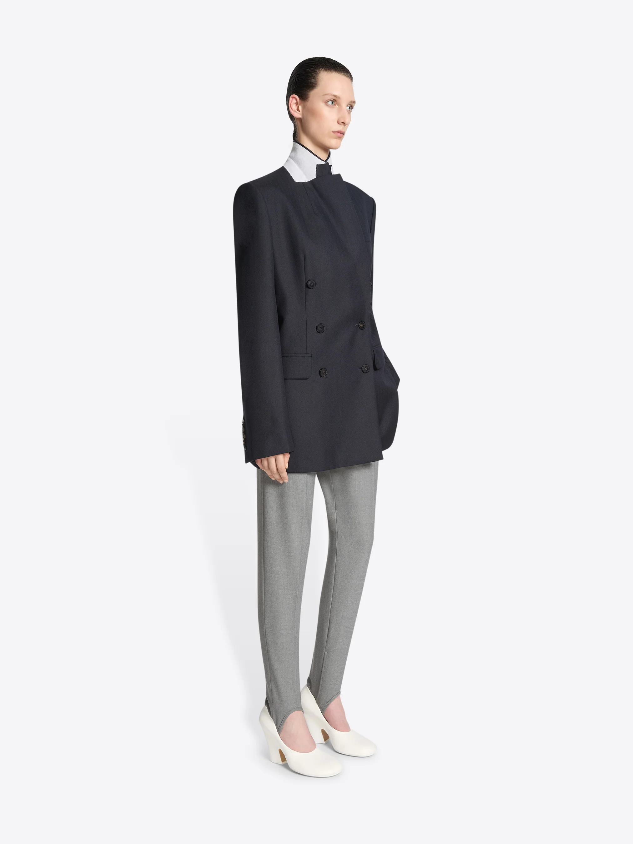 Oversized wool blazer - Image 3