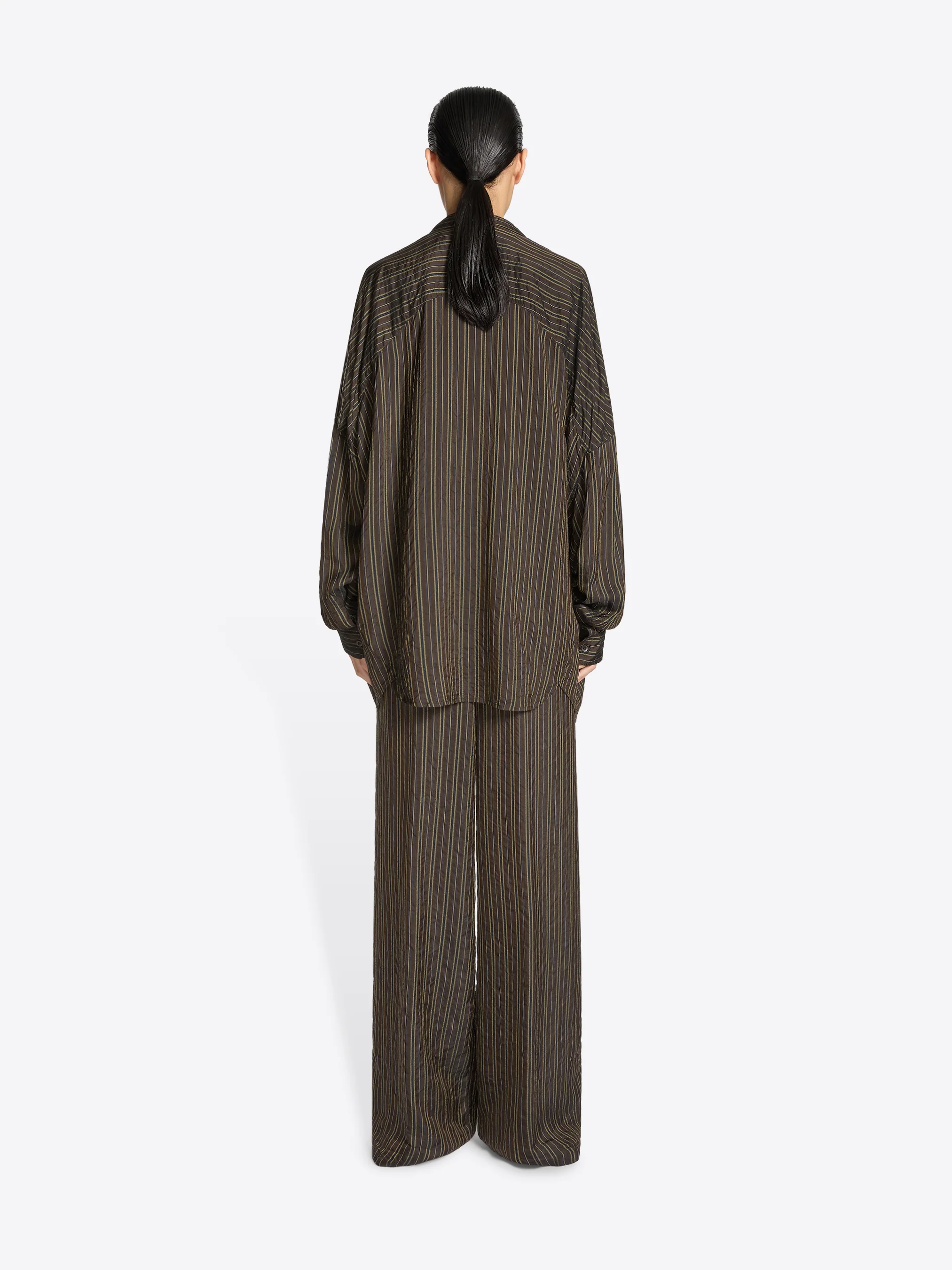 Cupro cocoon shirt - Image 4
