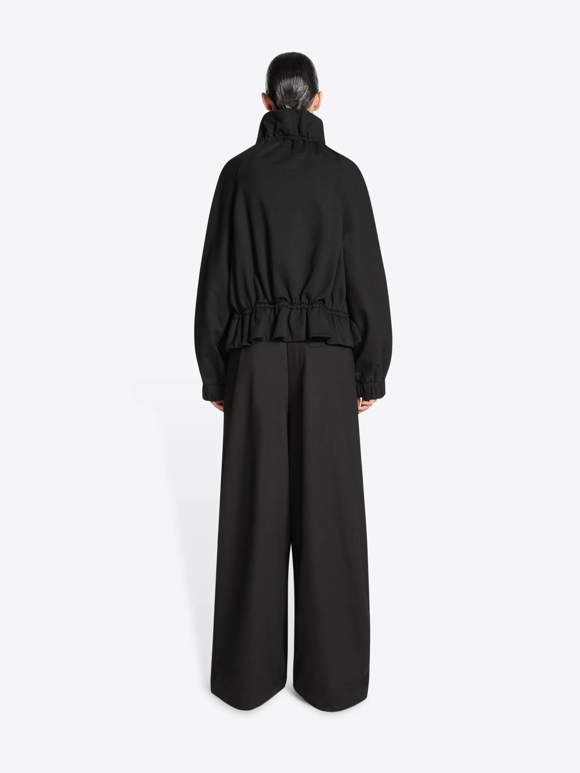 Cocoon jersey blouson - Image 4