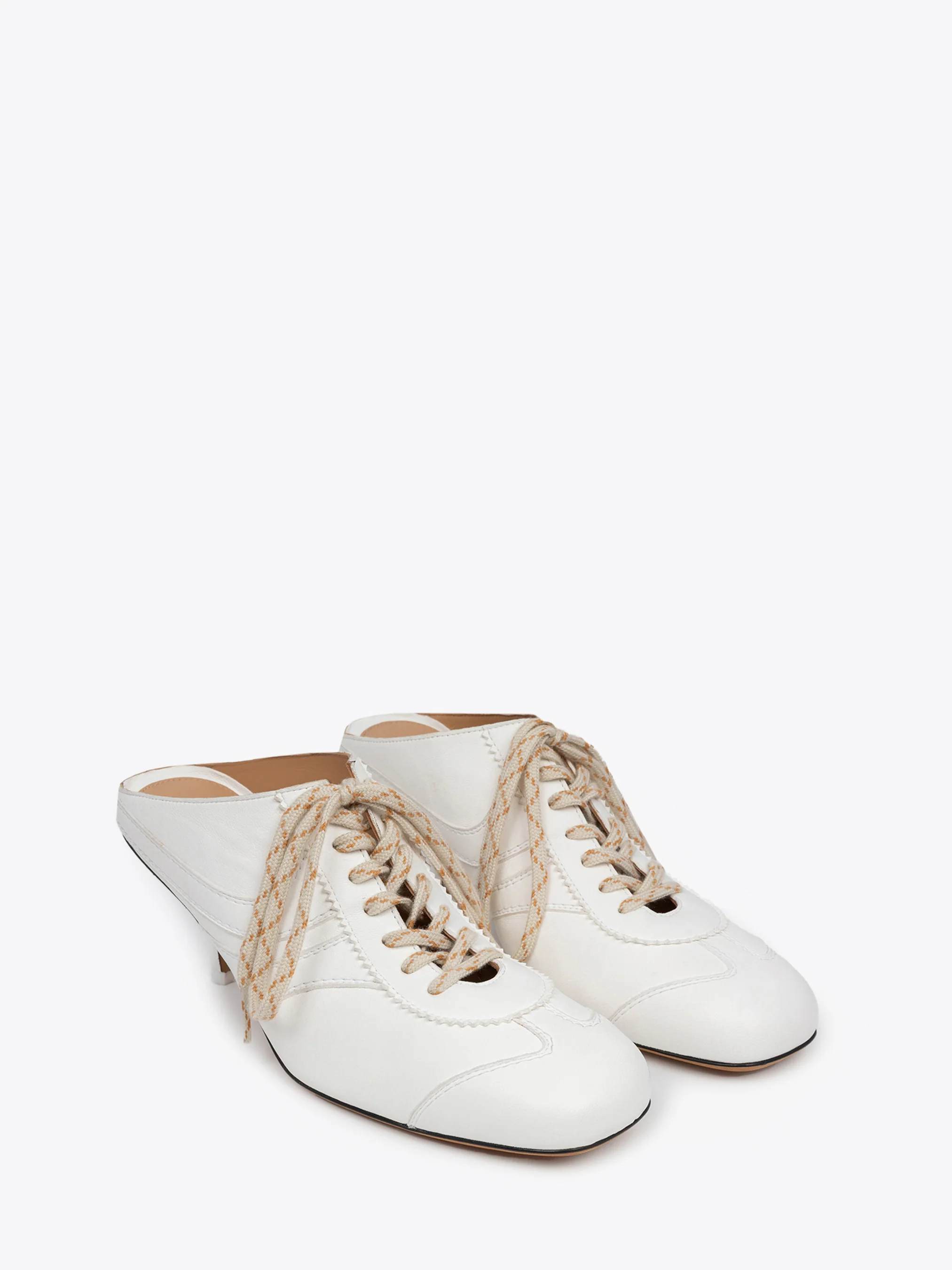 Heeled sneaker mules - Image 3