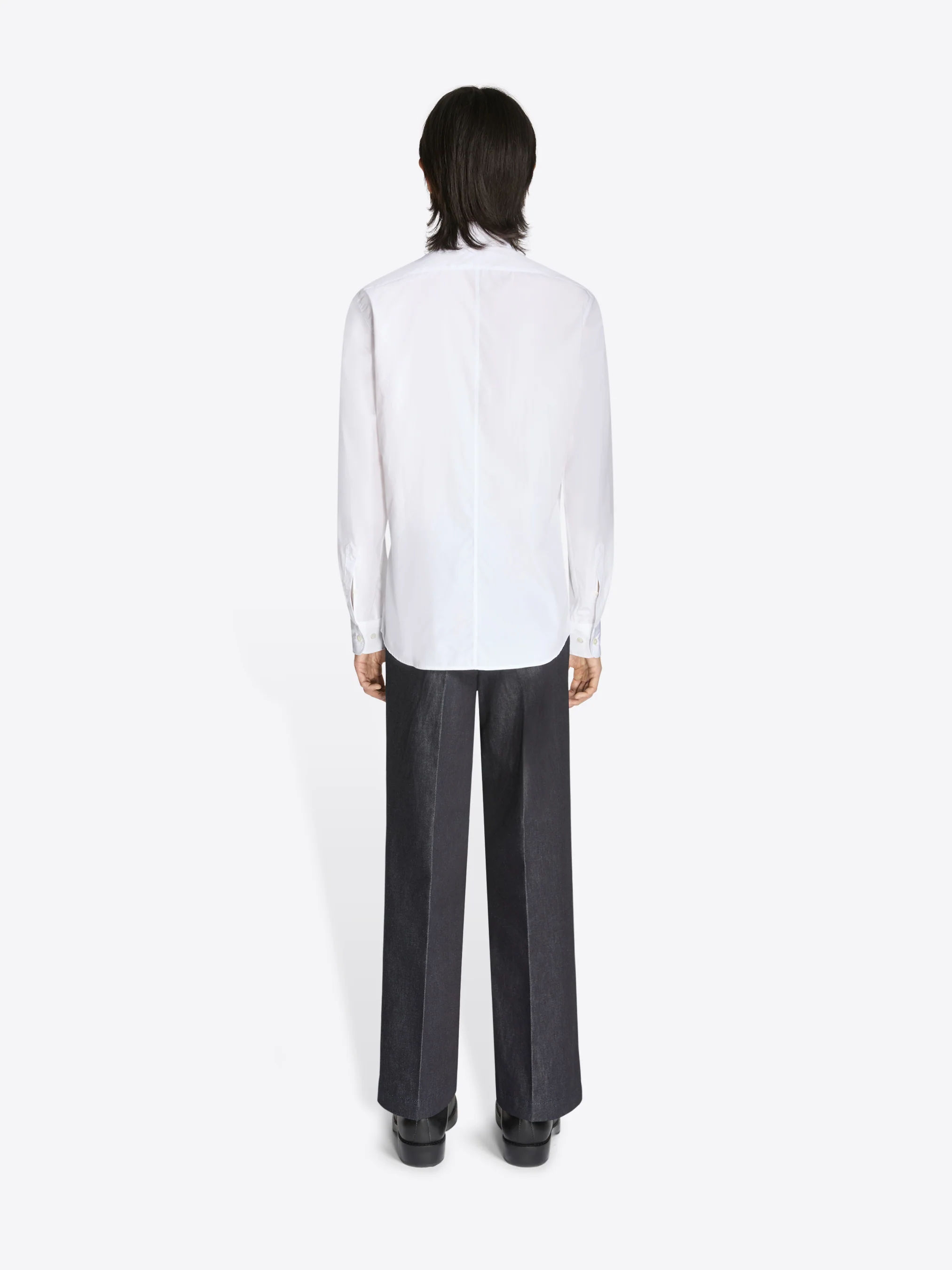 Fitted cotton shirt - Image 4