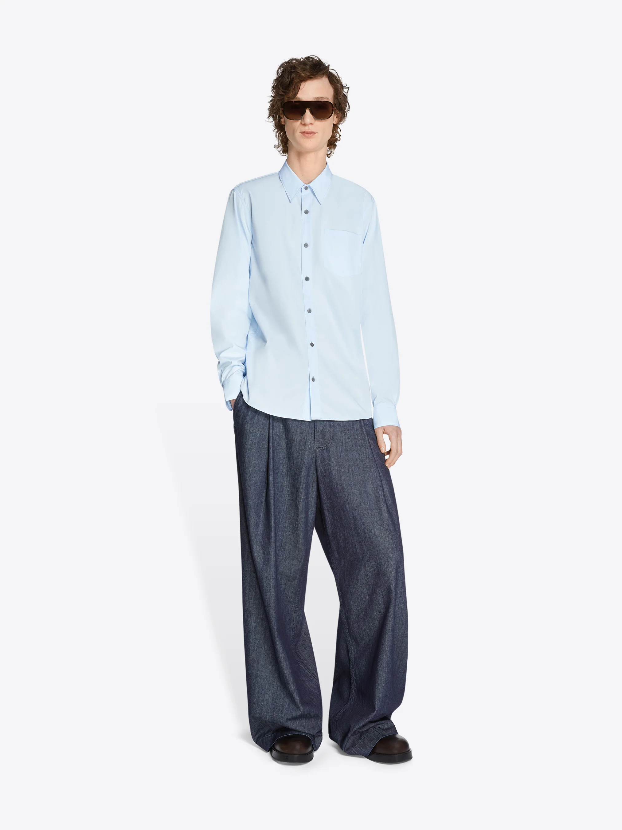 Fitted cotton shirt - Image 6