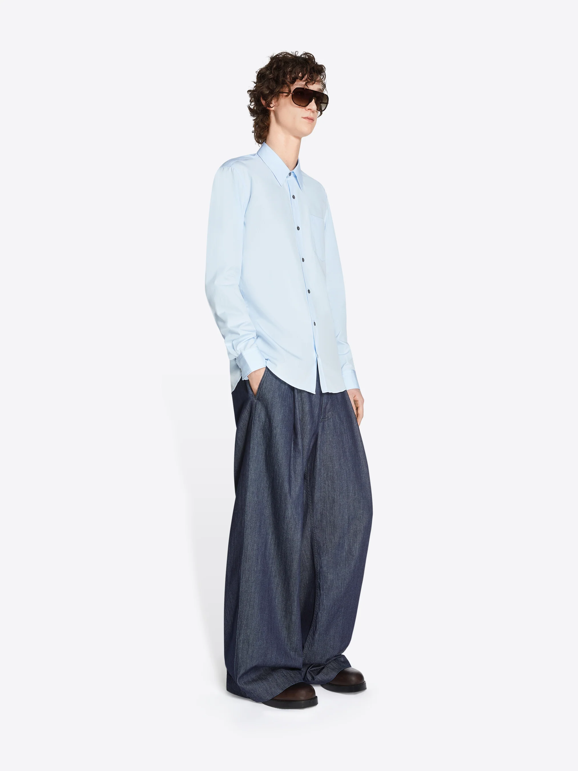 Fitted cotton shirt - Image 7