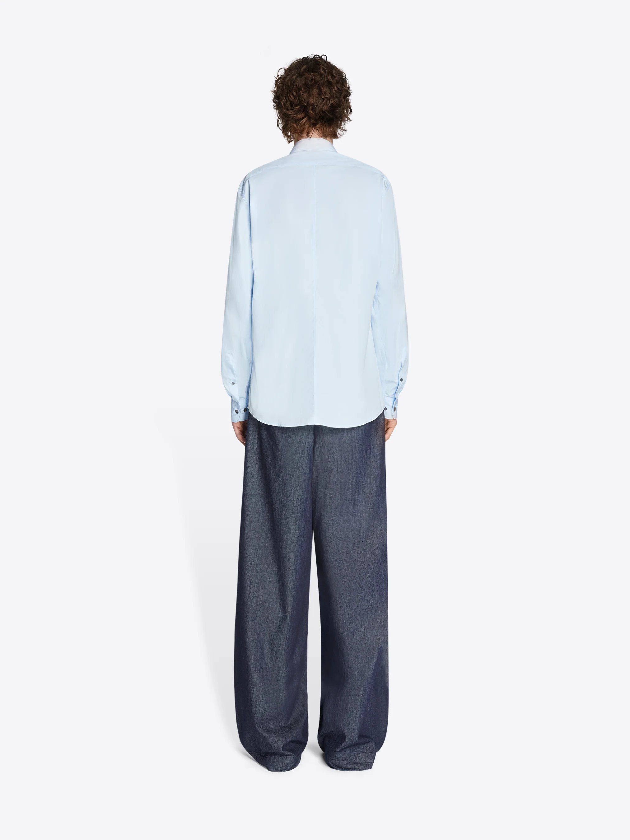 Fitted cotton shirt - Image 8