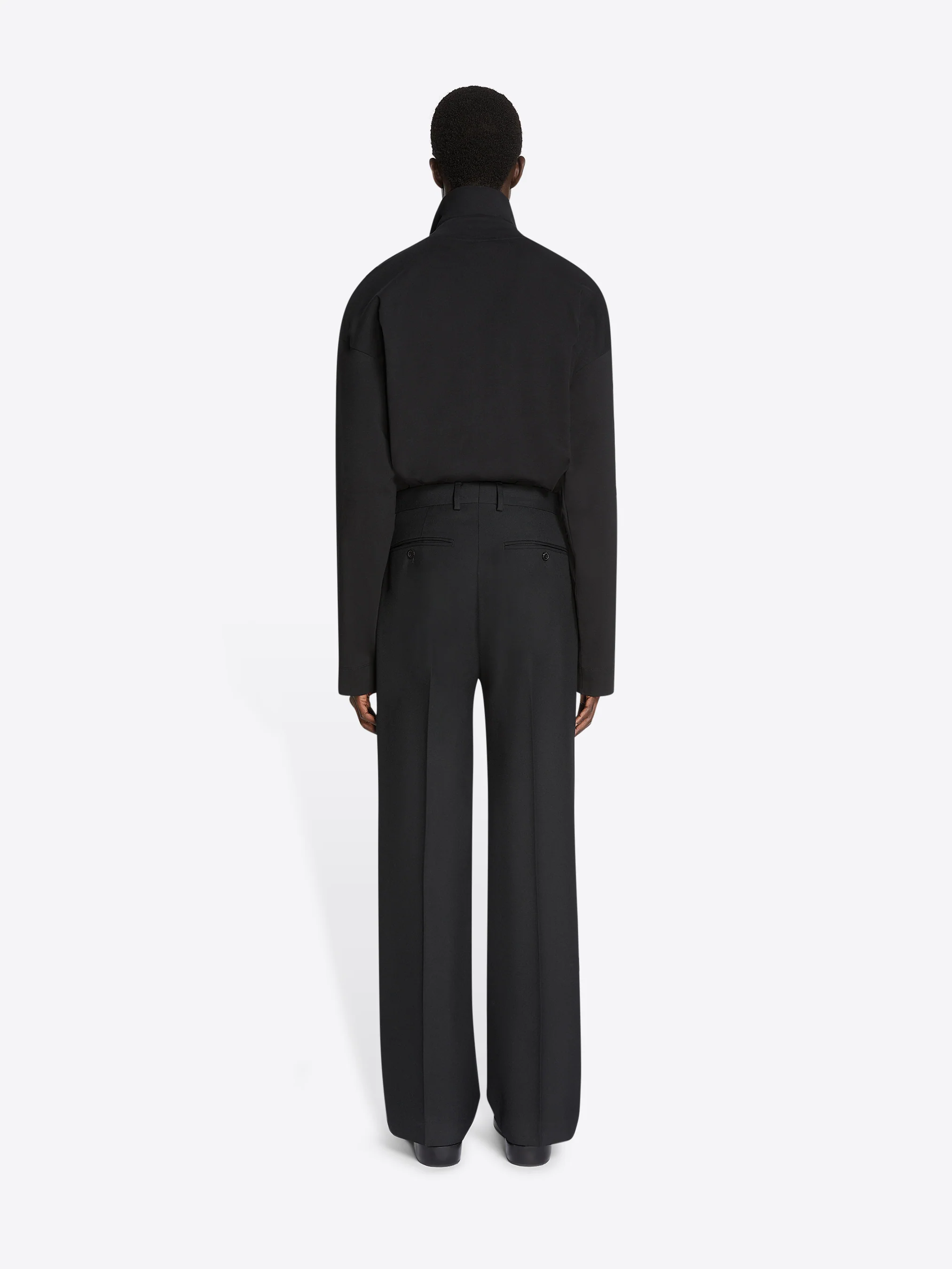 Straight wool pants - Image 4
