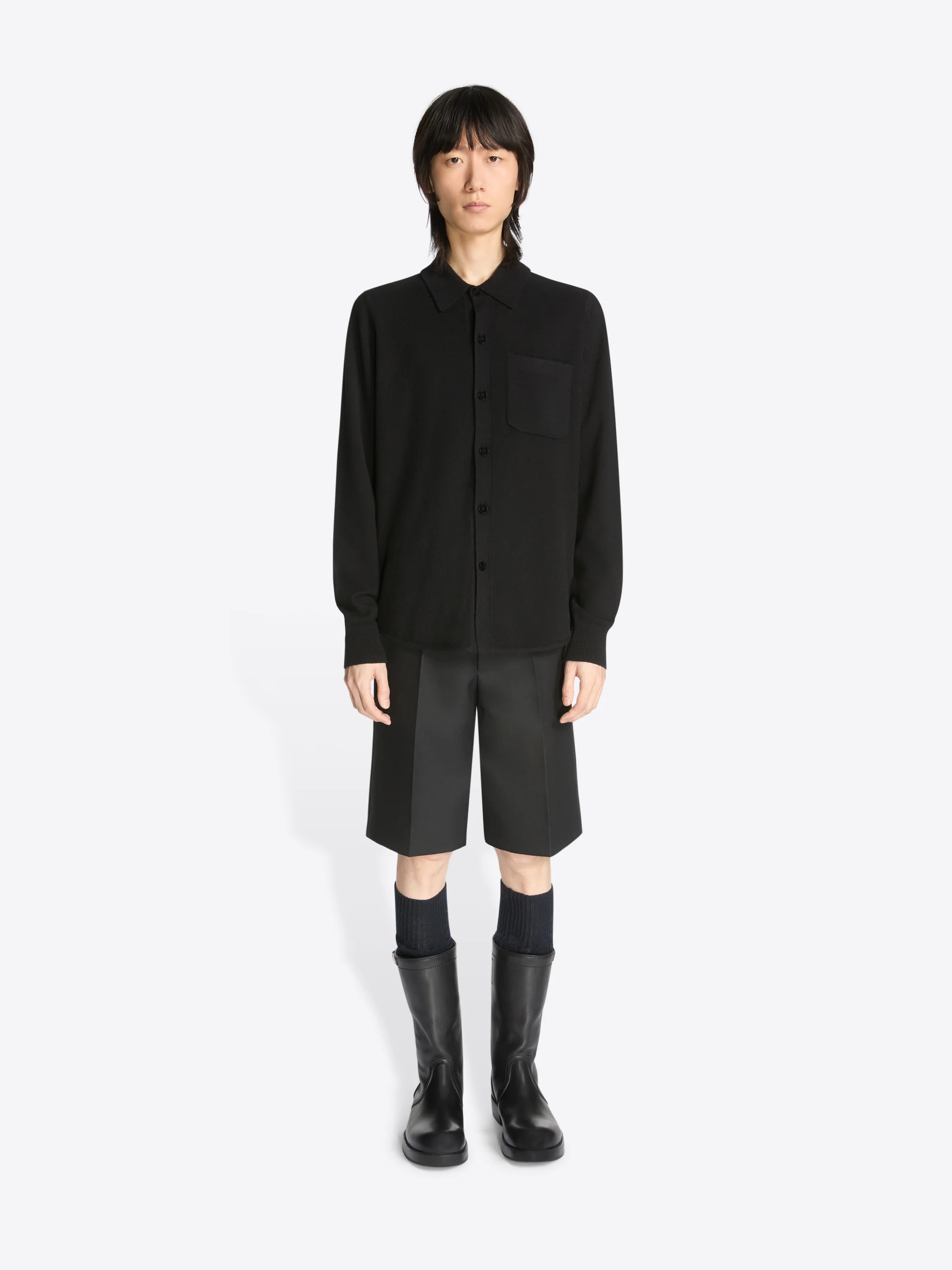 Cashmere polo shirt - Image 6