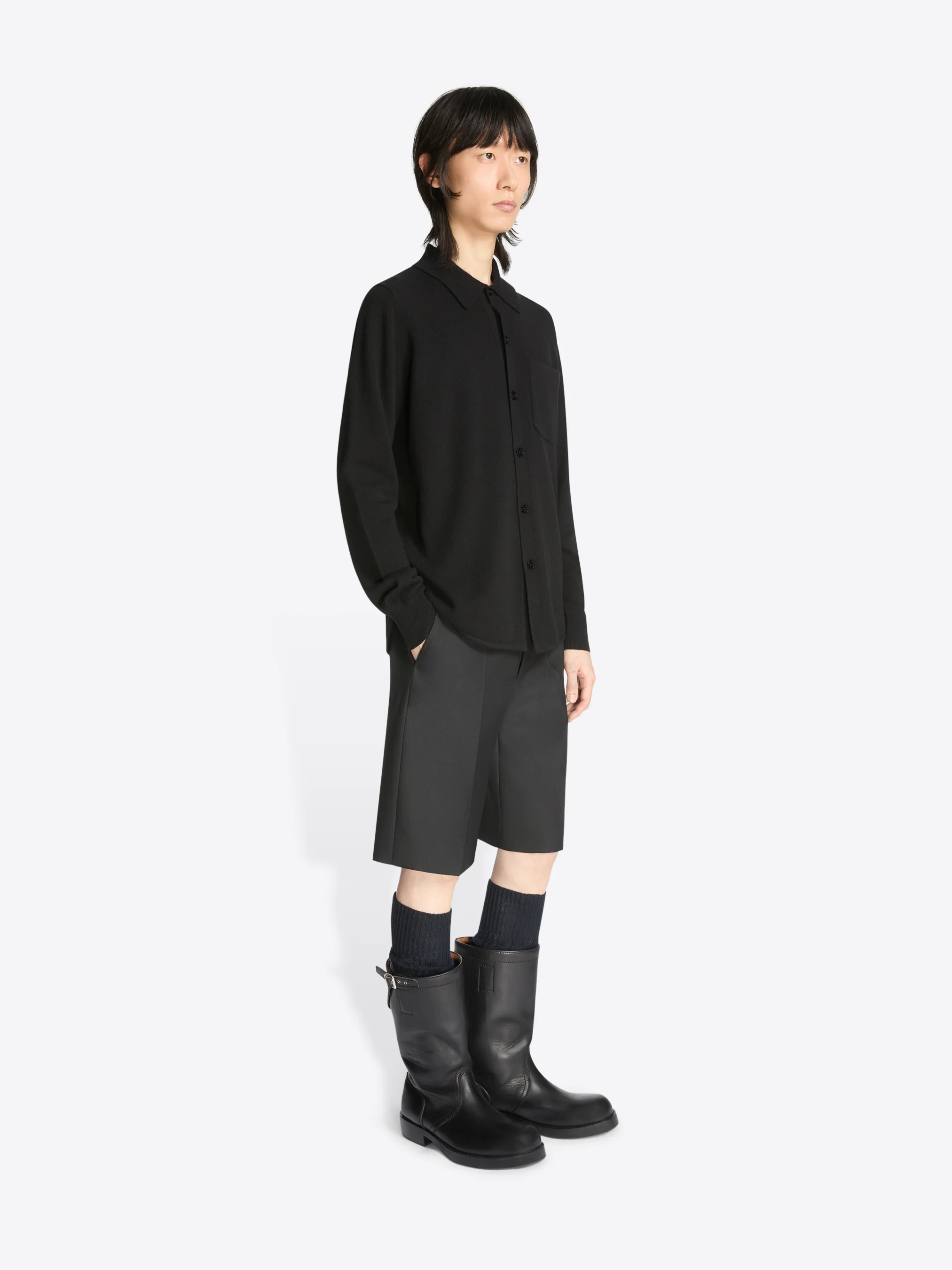Cashmere polo shirt - Image 7
