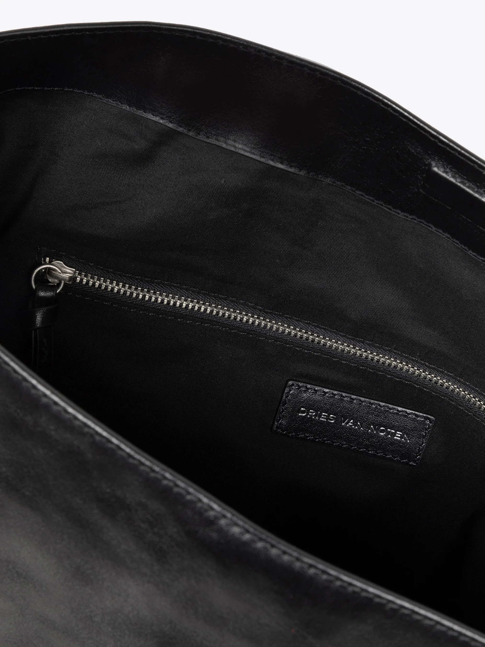 Leather messenger bag - Image 5