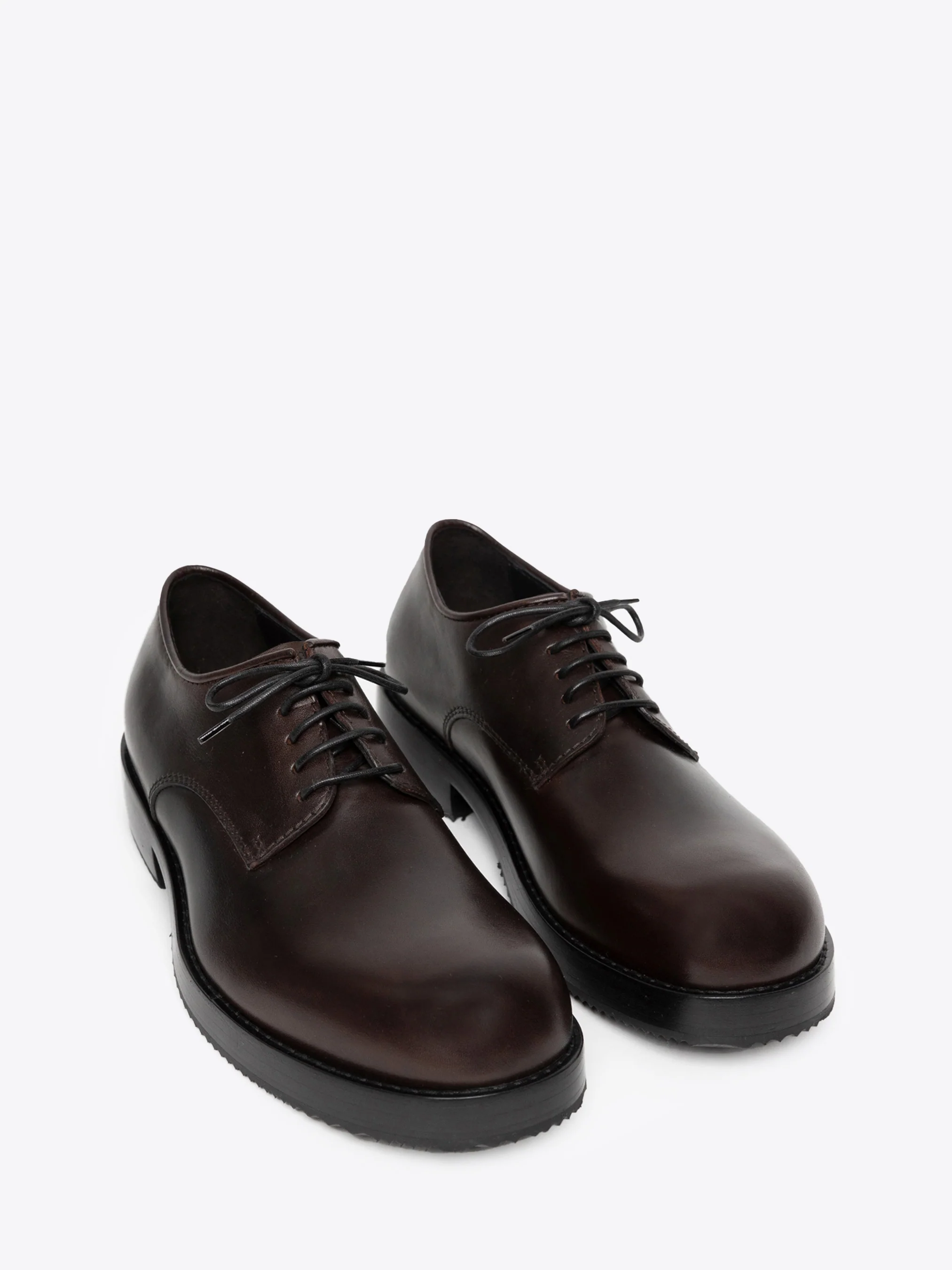 Leather derby shoes - Image 3