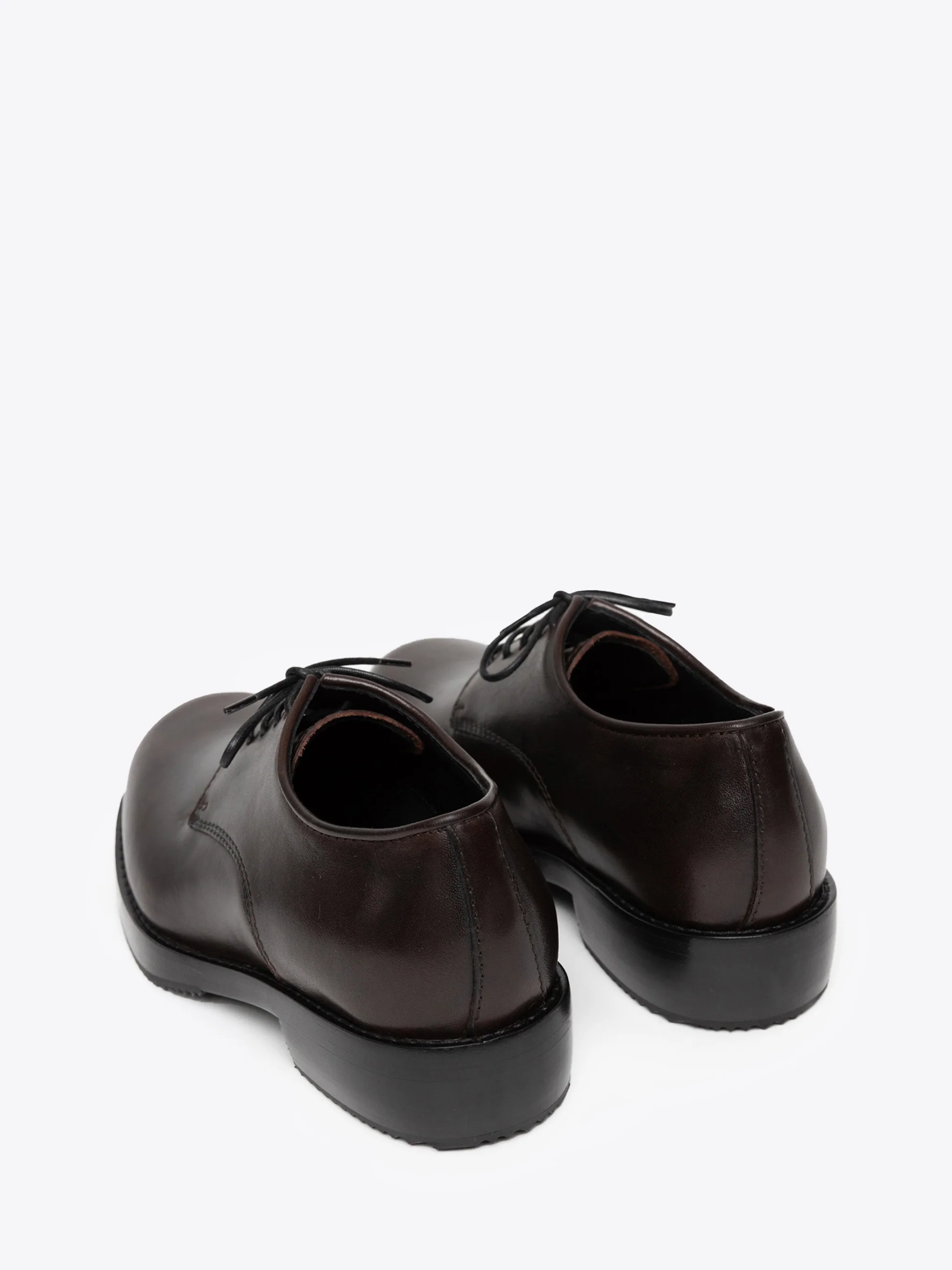 Leather derby shoes - Image 4