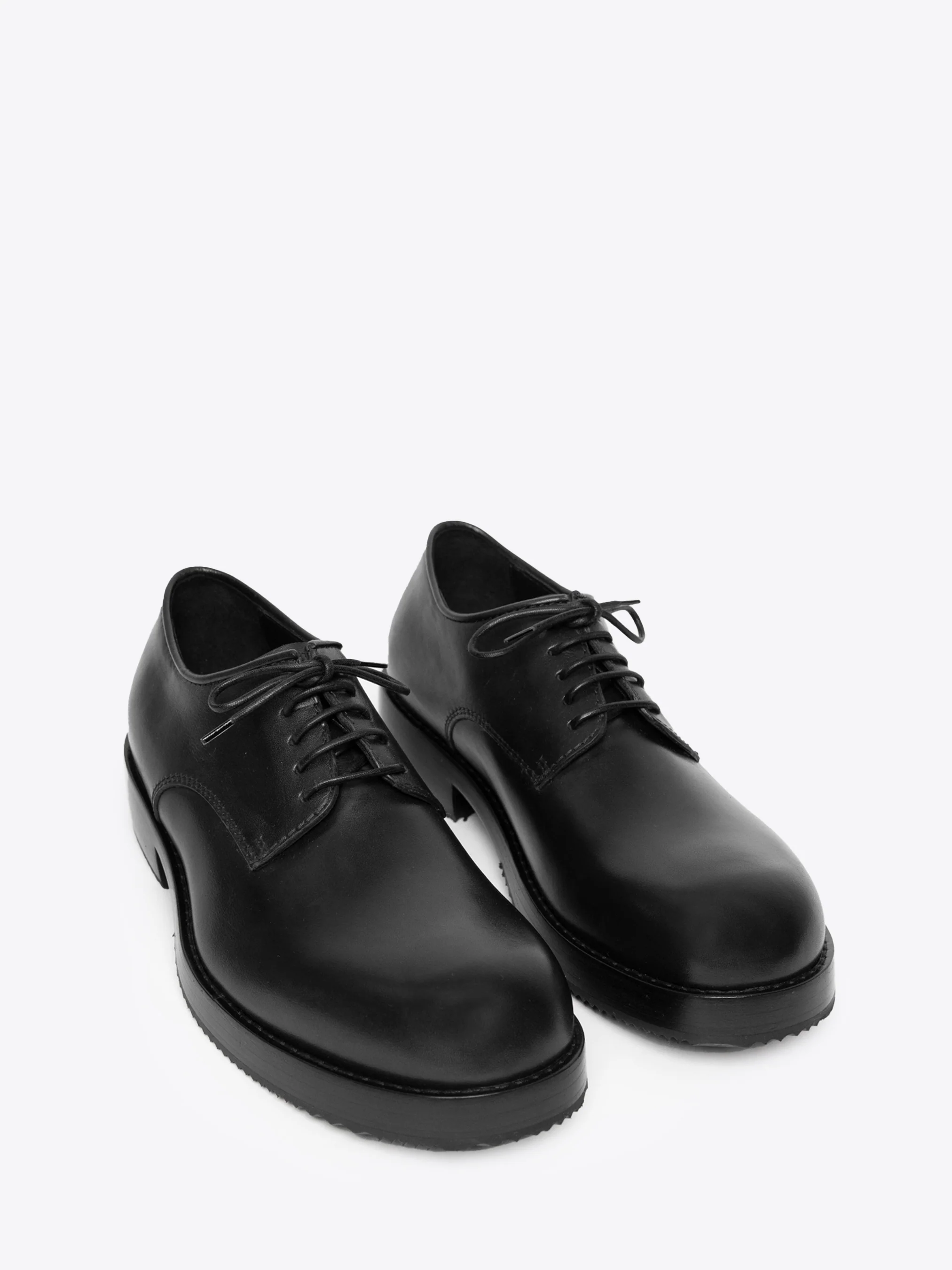 Leather derby shoes - Image 8