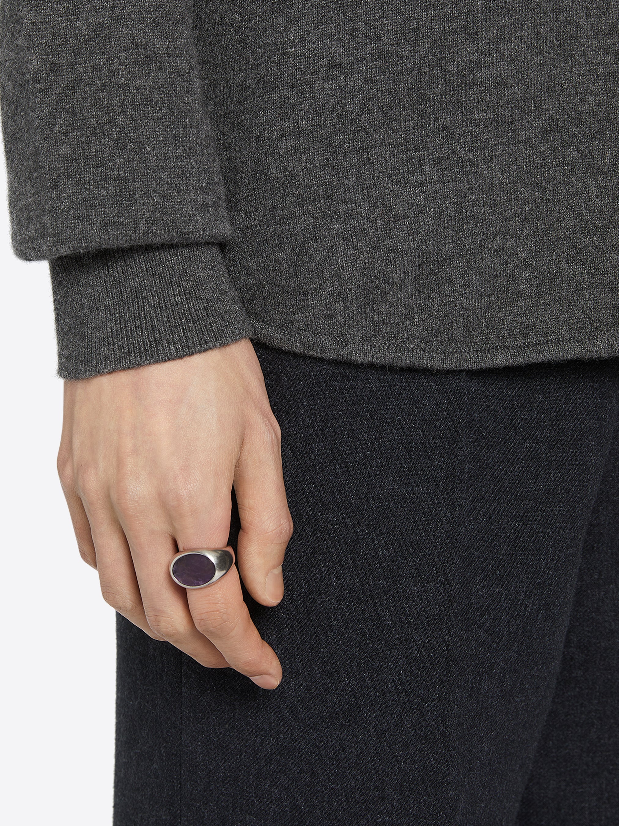 Stone signet ring - Image 4