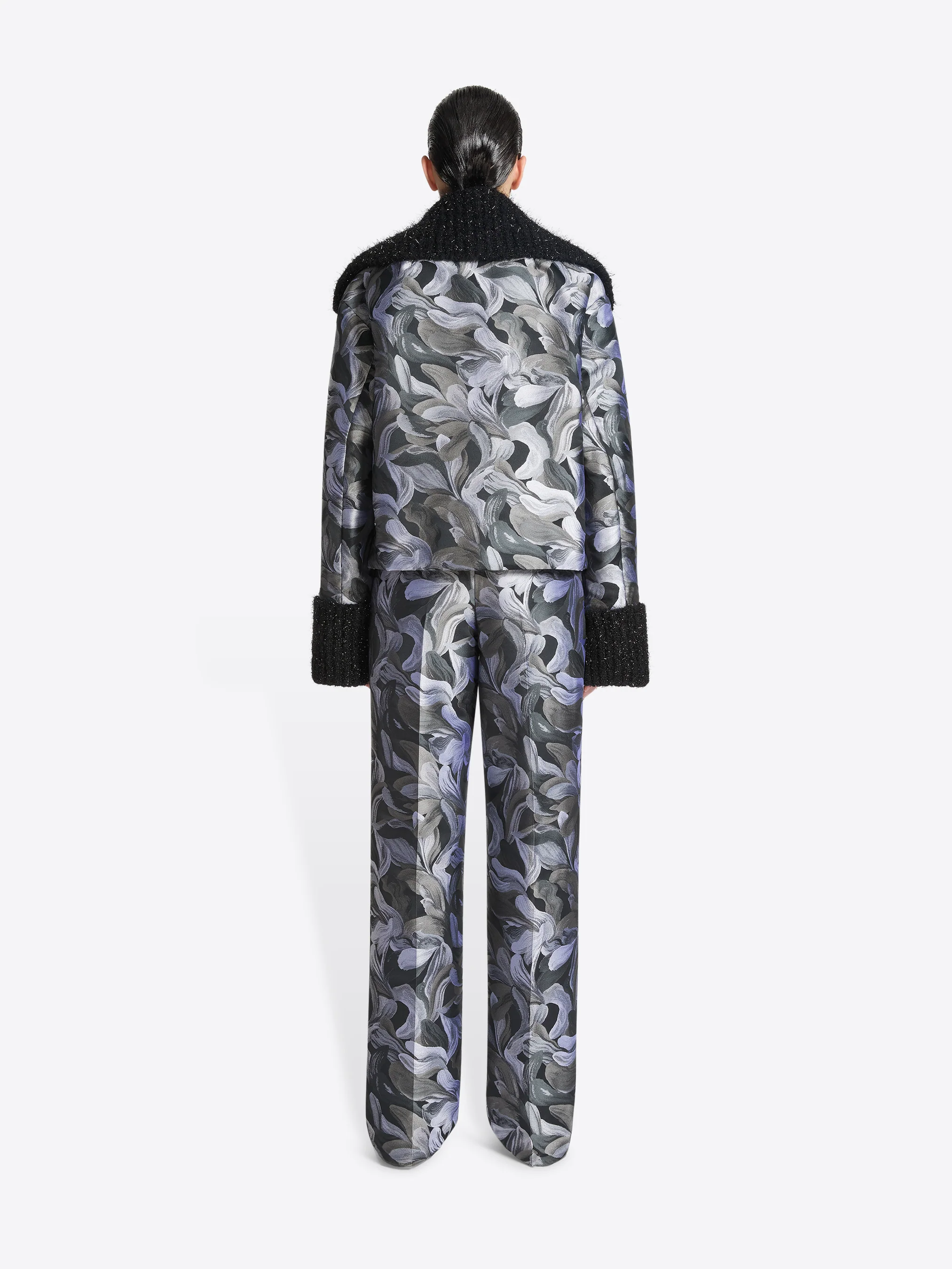 Jacquard bomber jacket - Image 4