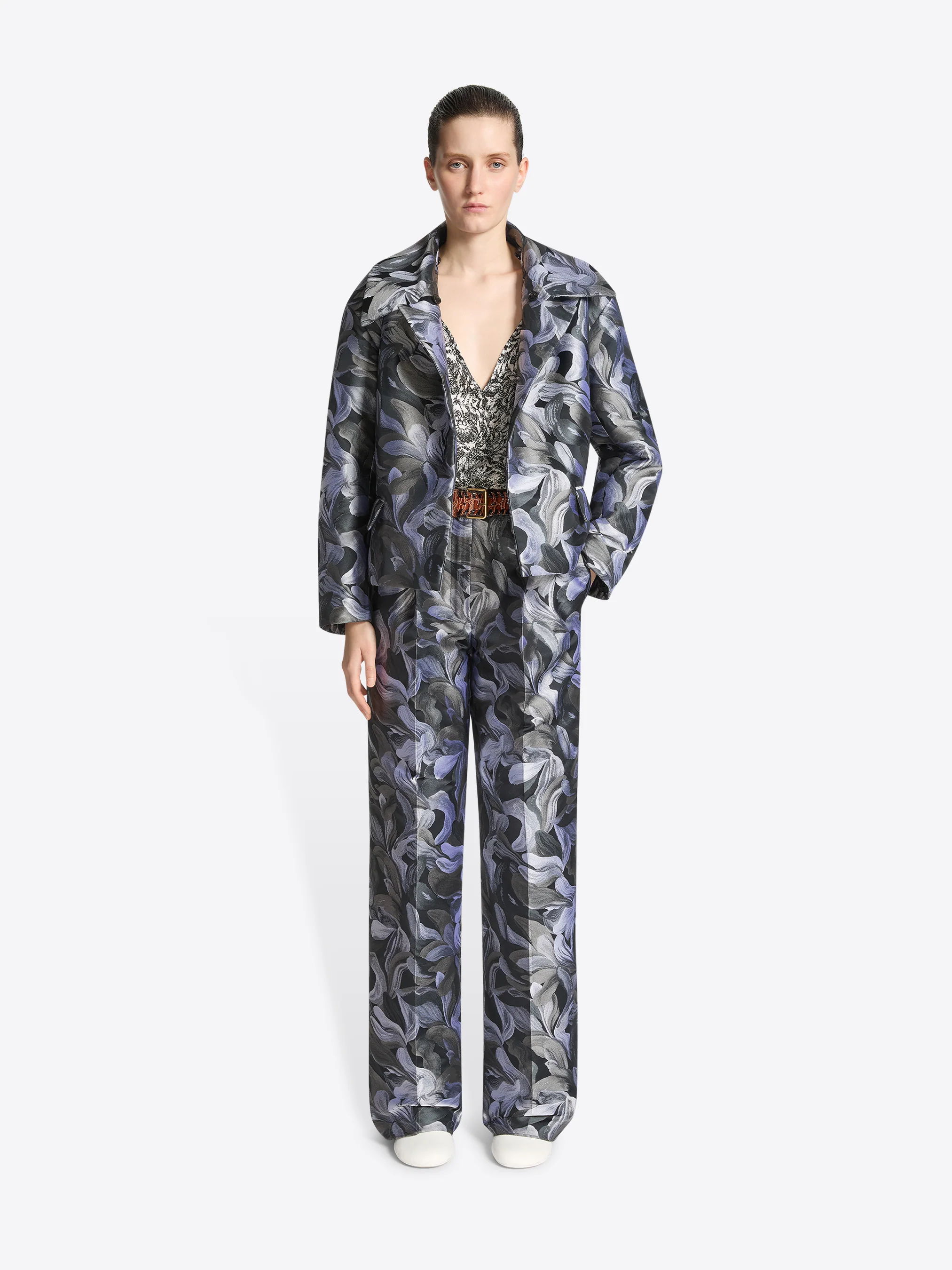 Jacquard bomber jacket - Image 5