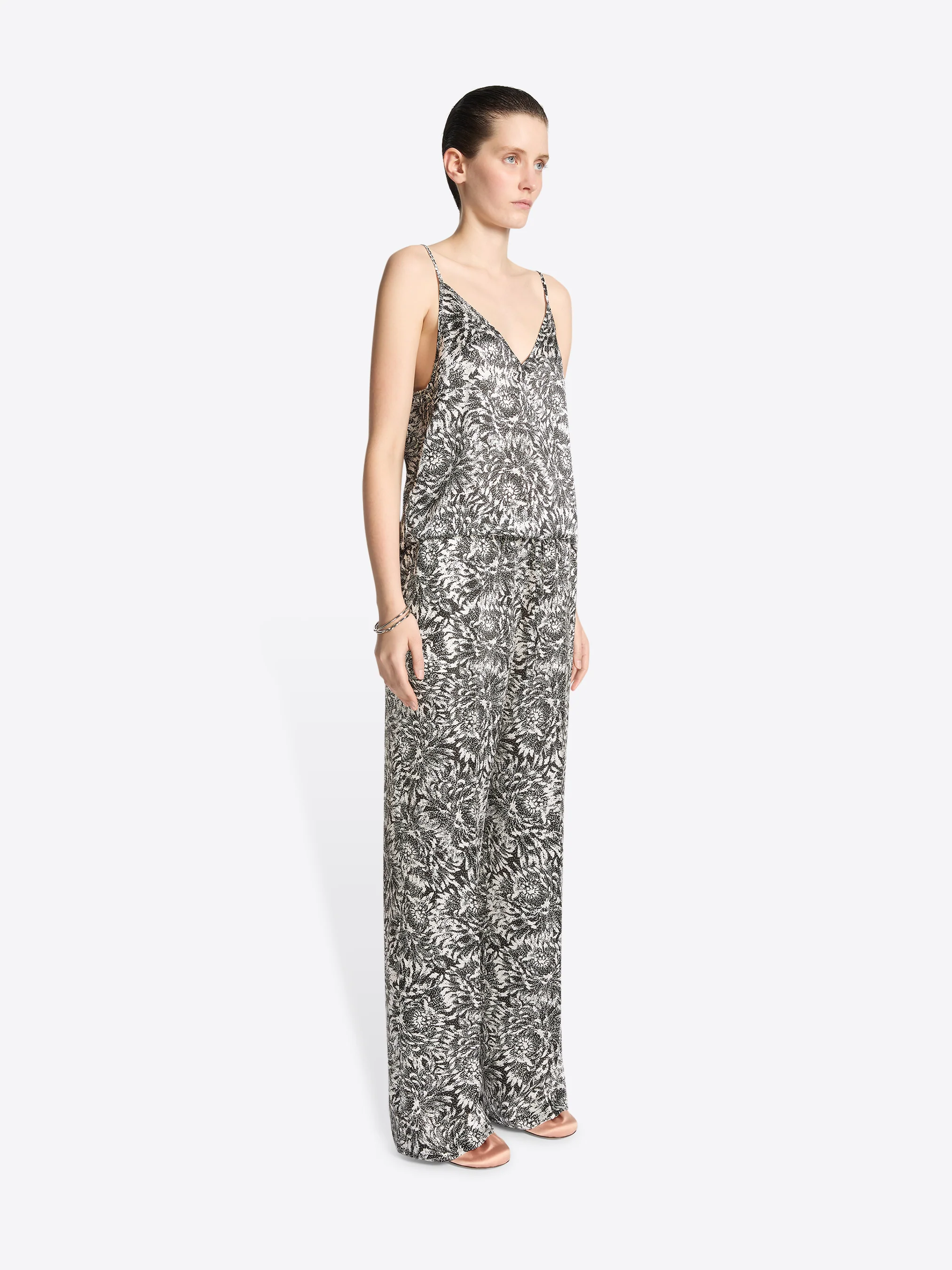 Printed silk top - Image 3