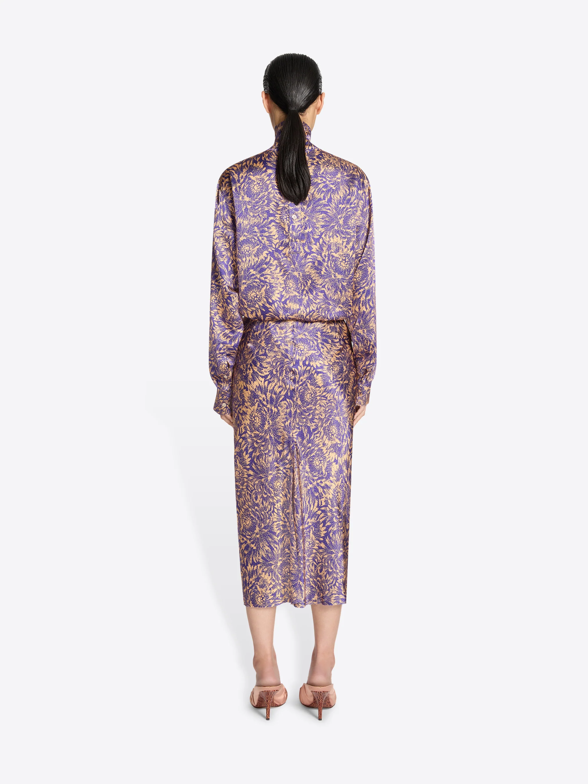 Printed silk skirt - Image 4
