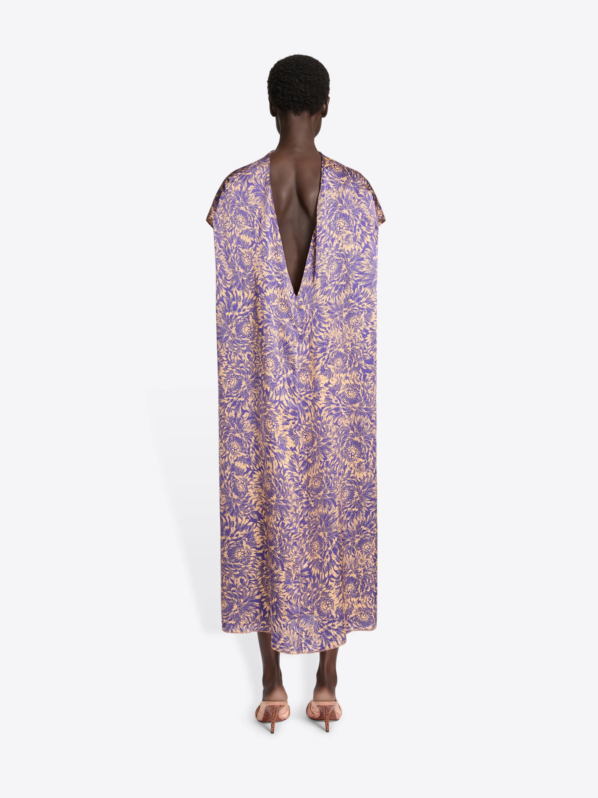 Printed silk dress - Image 4