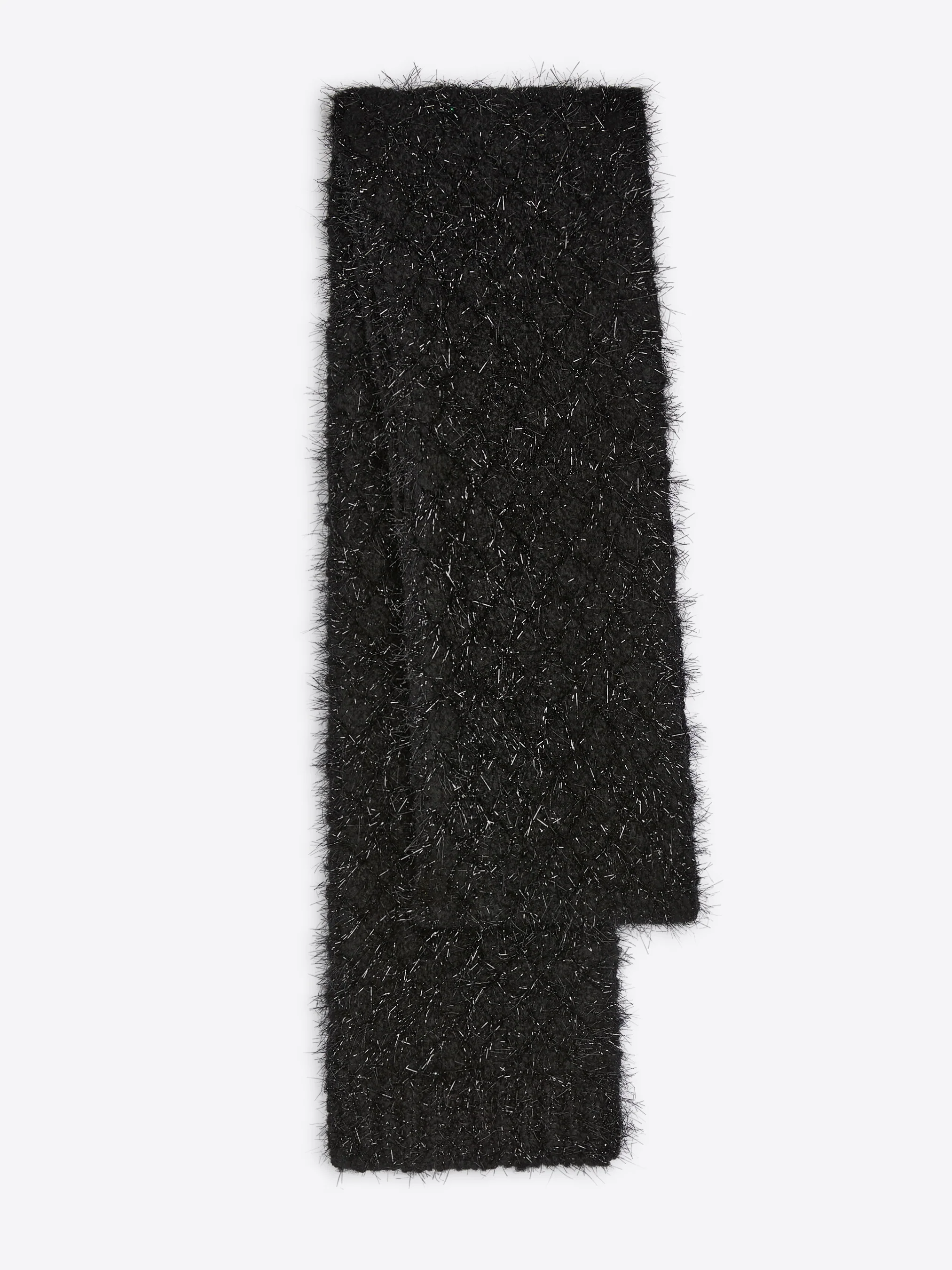Metallized knit scarf - Image 5