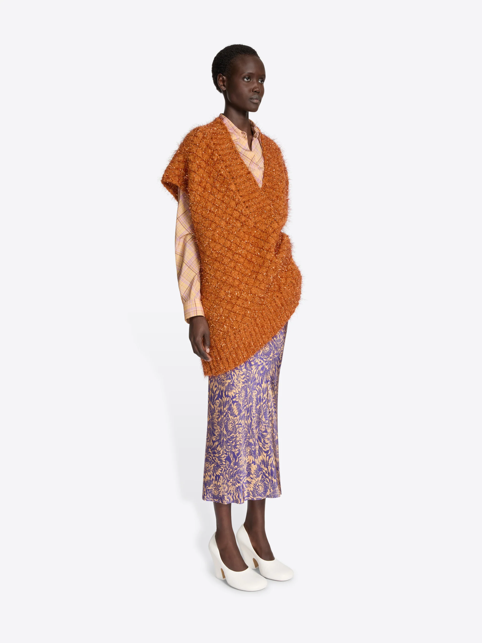 Metallized knit sweater - Image 3