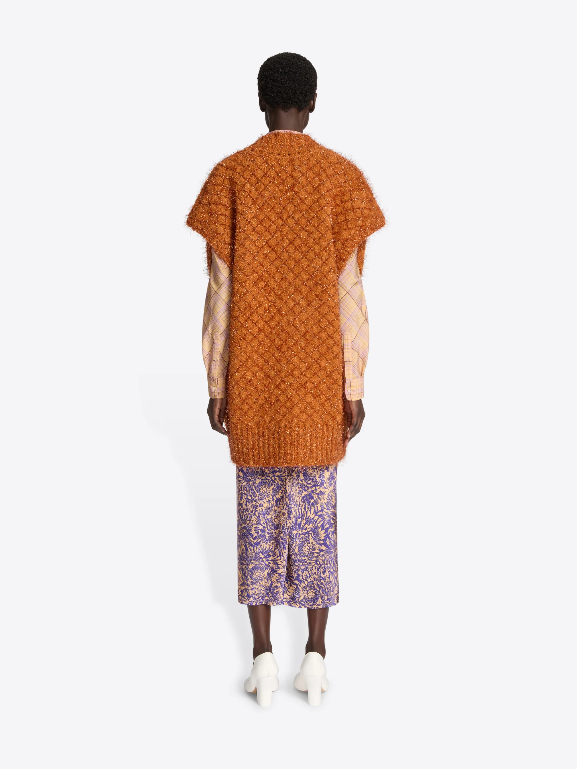 Metallized knit sweater - Image 4