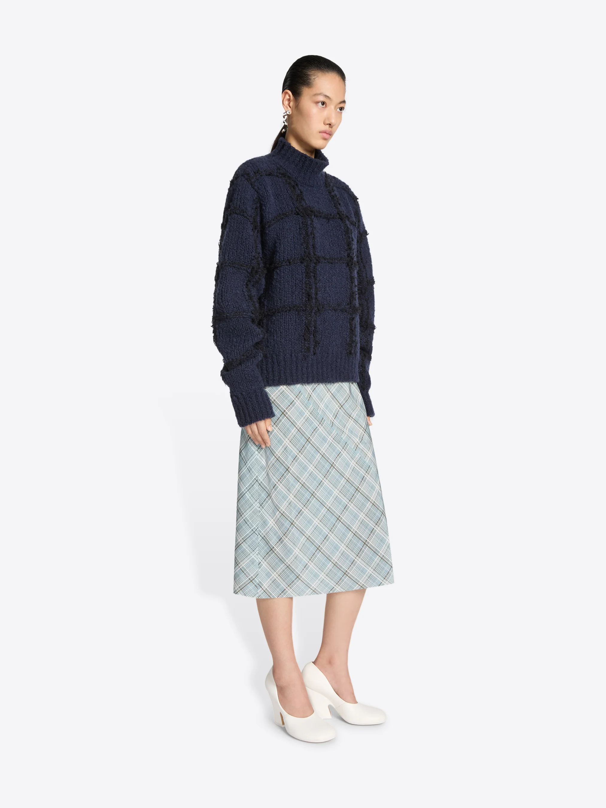 Textured wool sweater - Image 3