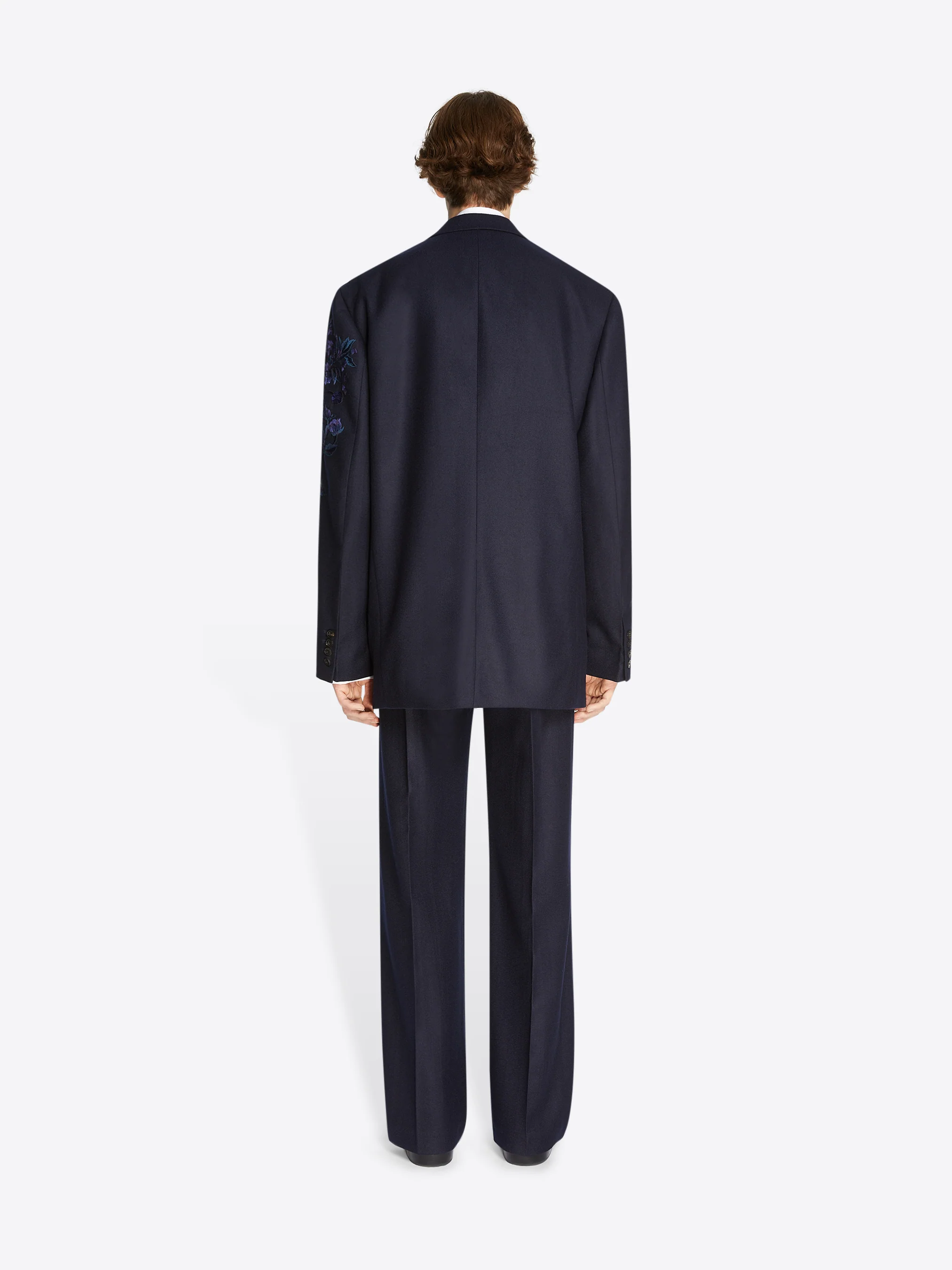 Embroidered wool blazer - Image 4