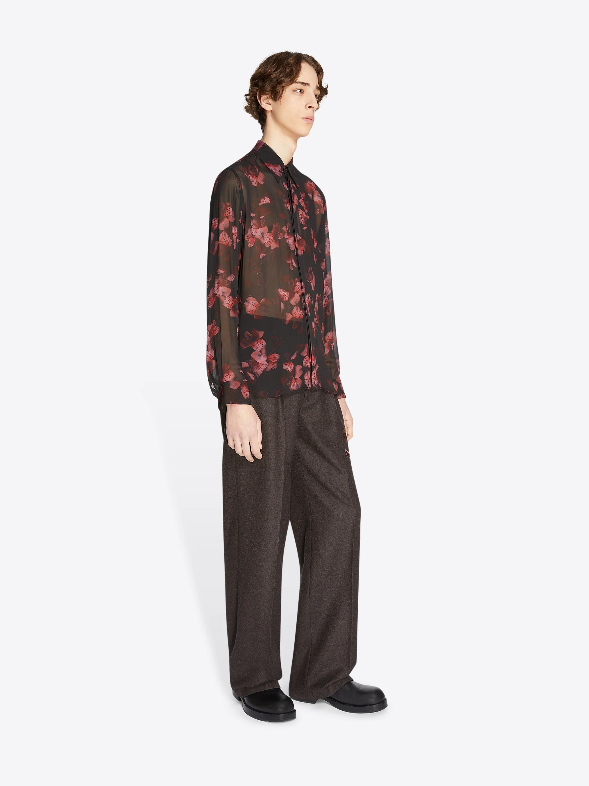 Sheer viscose shirt - Image 3