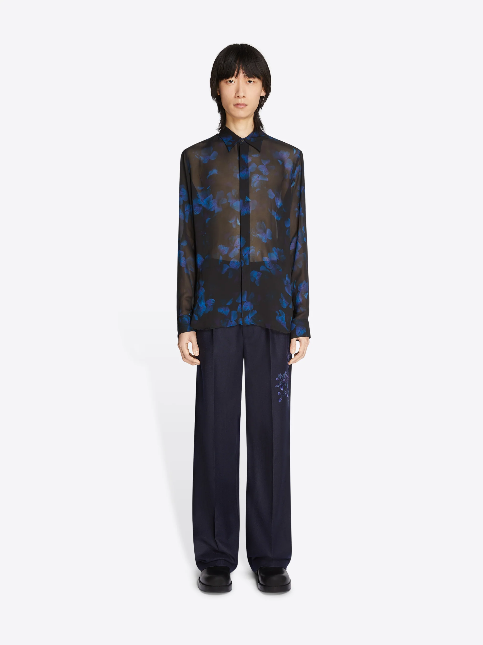 Sheer viscose shirt - Image 6
