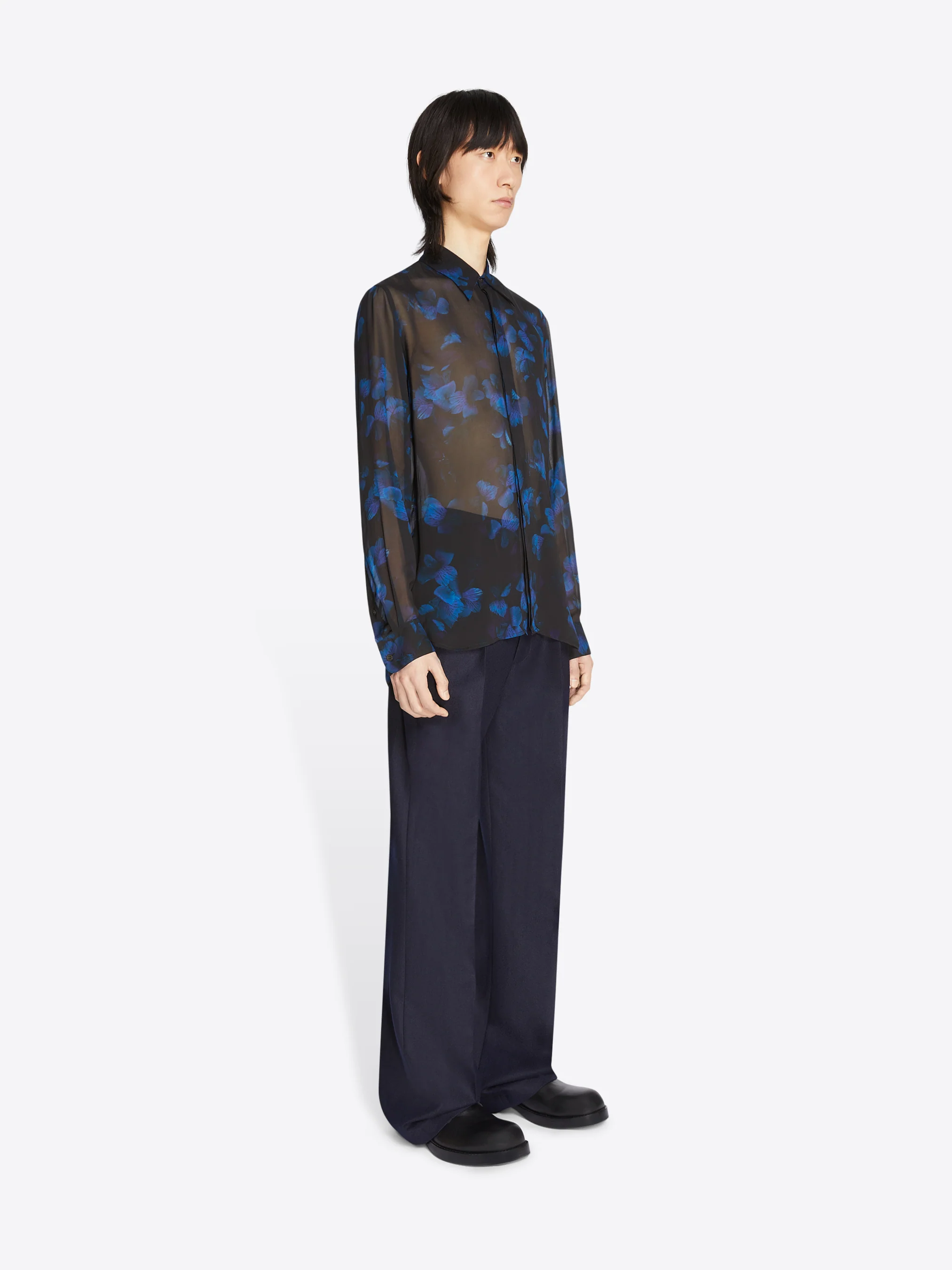 Sheer viscose shirt - Image 7