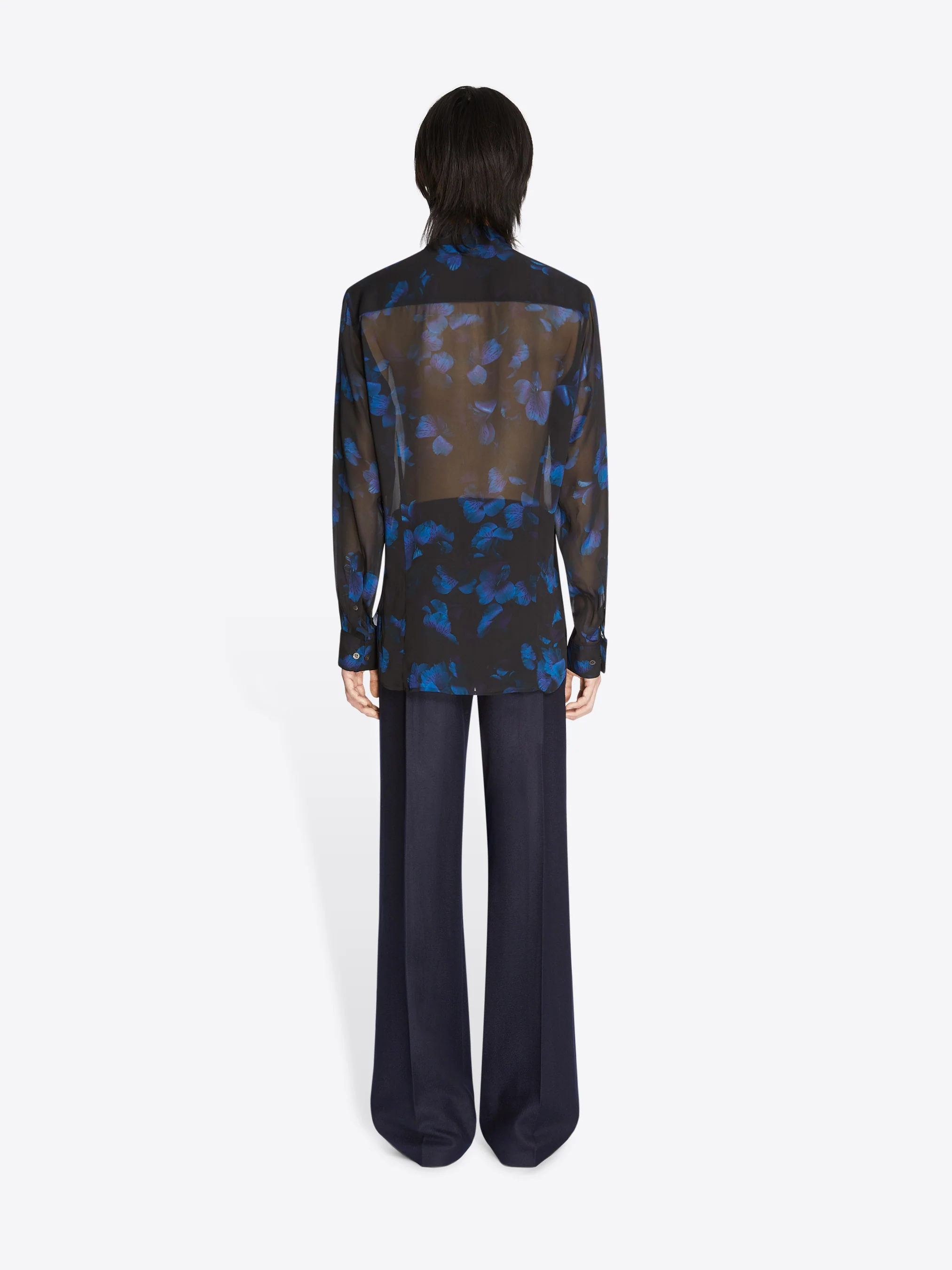 Sheer viscose shirt - Image 8
