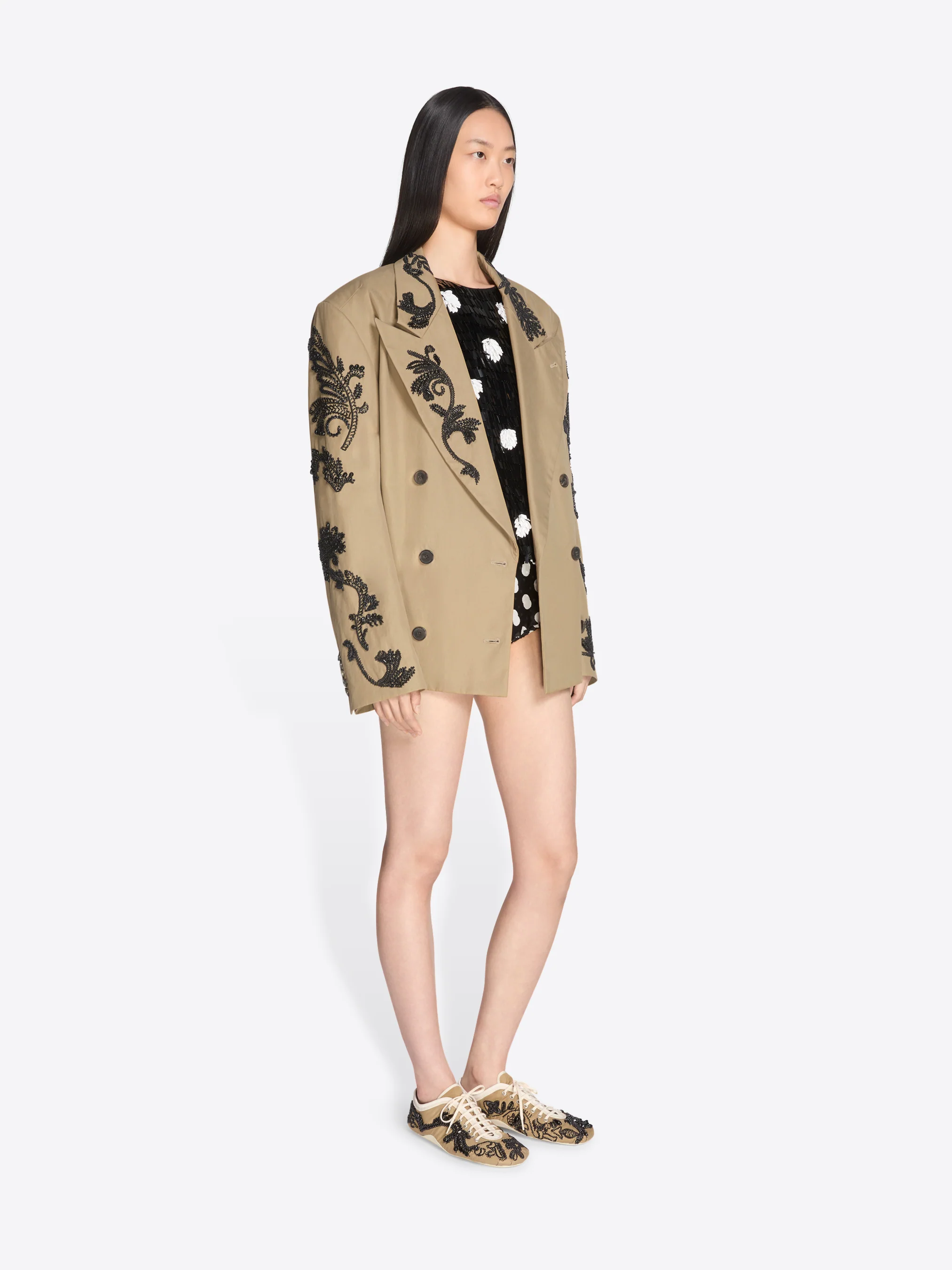 Oversized embroidered blazer - Image 3