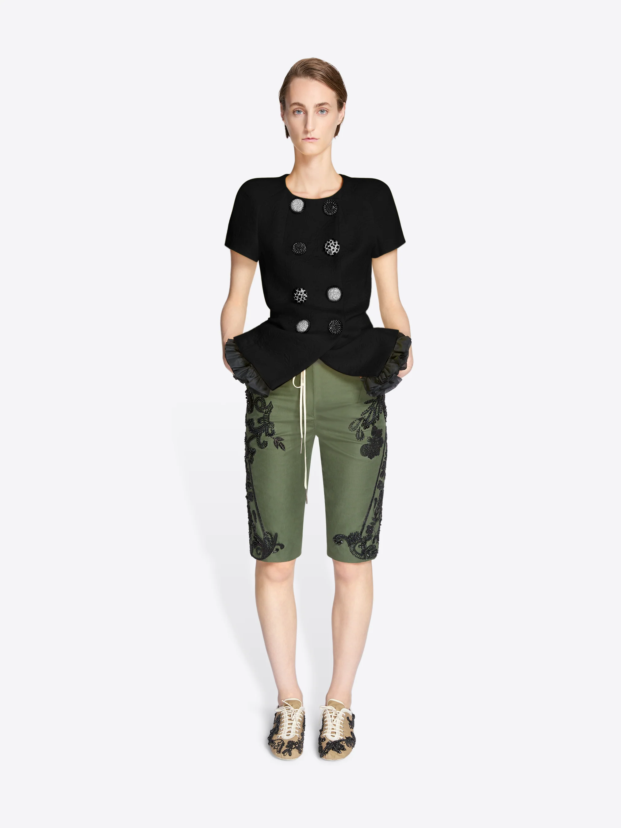 Fitted jacquard blazer - Image 2