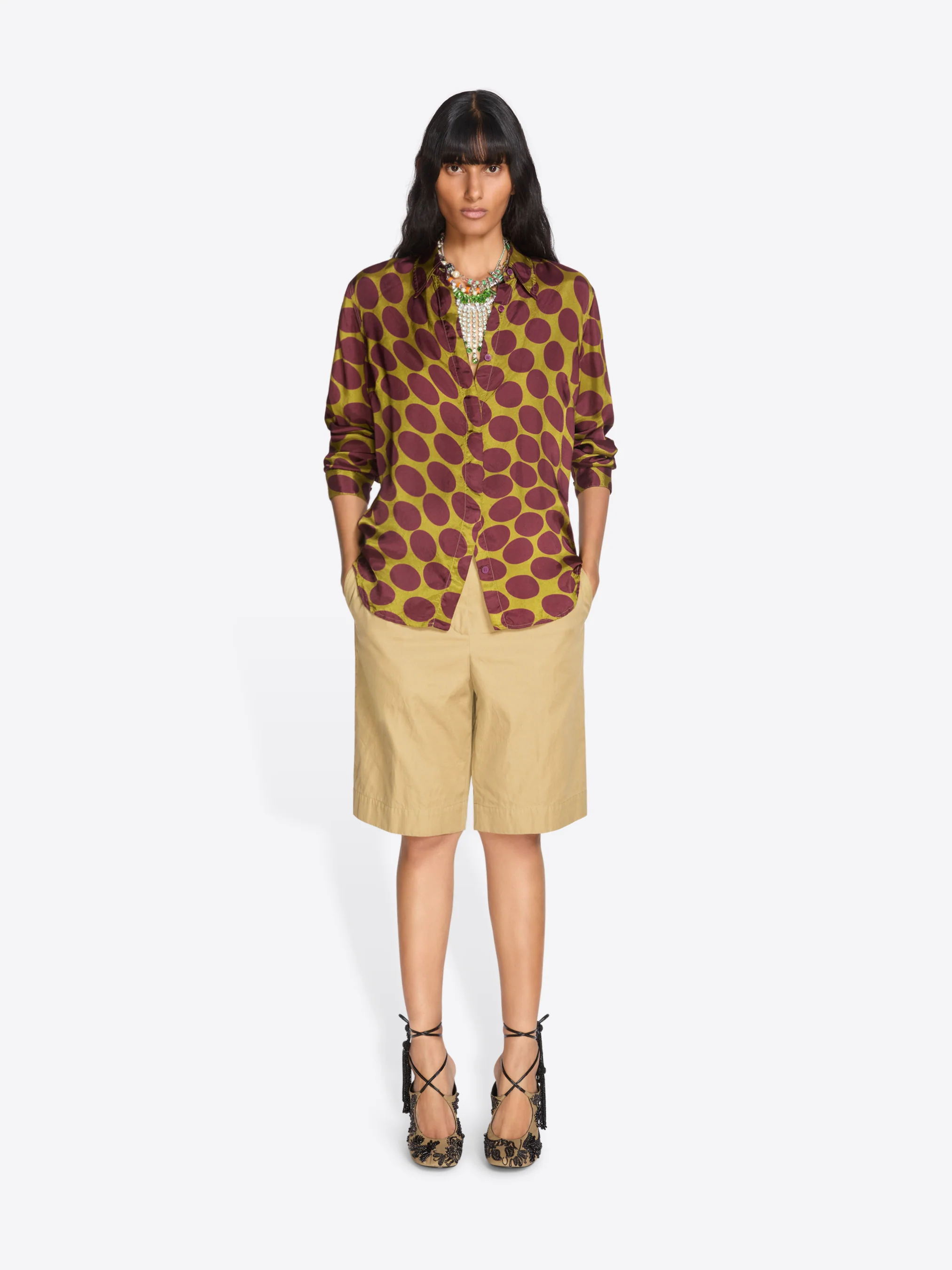 Printed viscose shirt - Image 2
