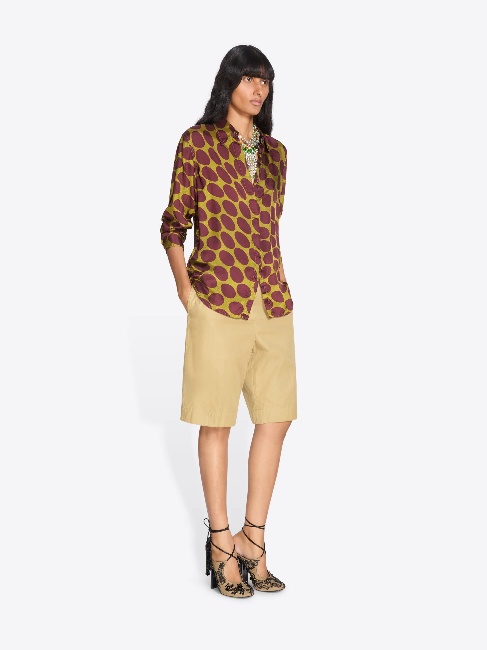 Printed viscose shirt - Image 3