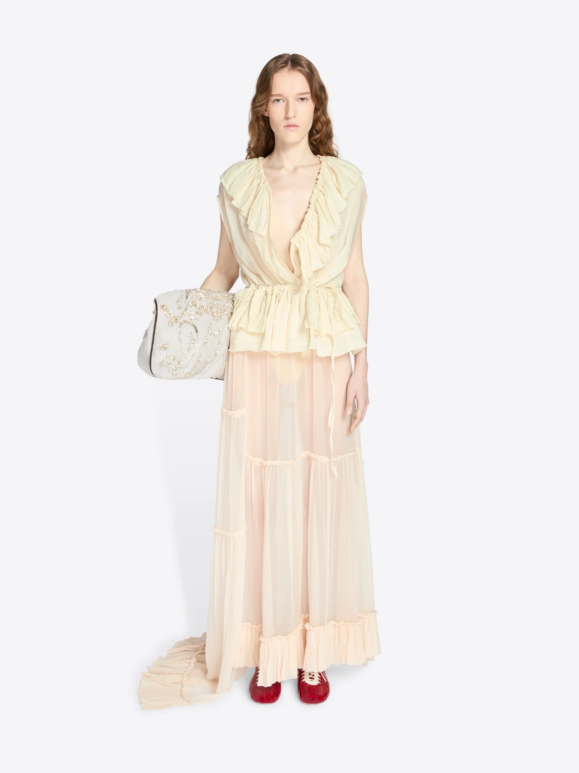 Muslin ruffled top - Image 2