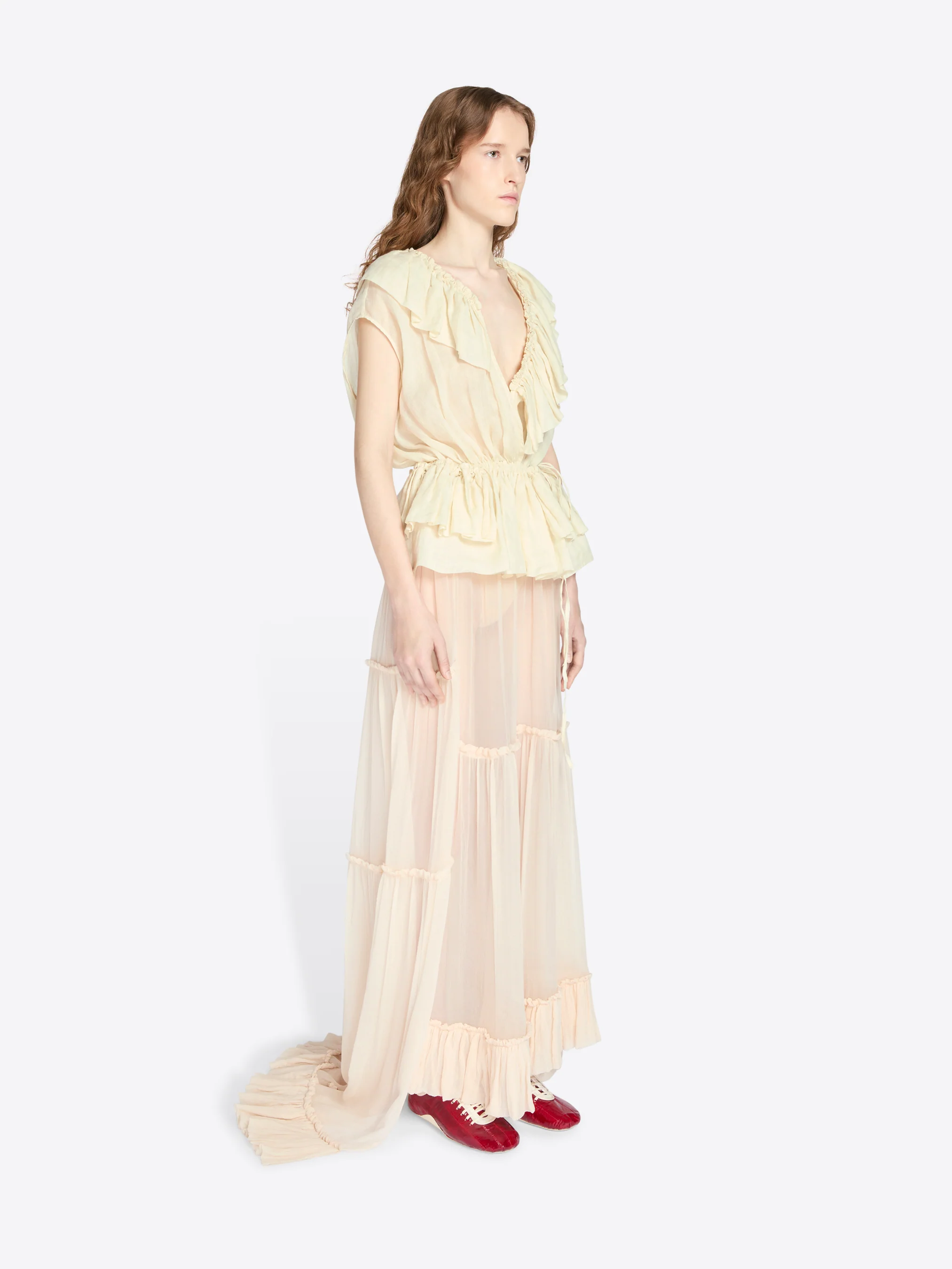 Muslin ruffled top - Image 3