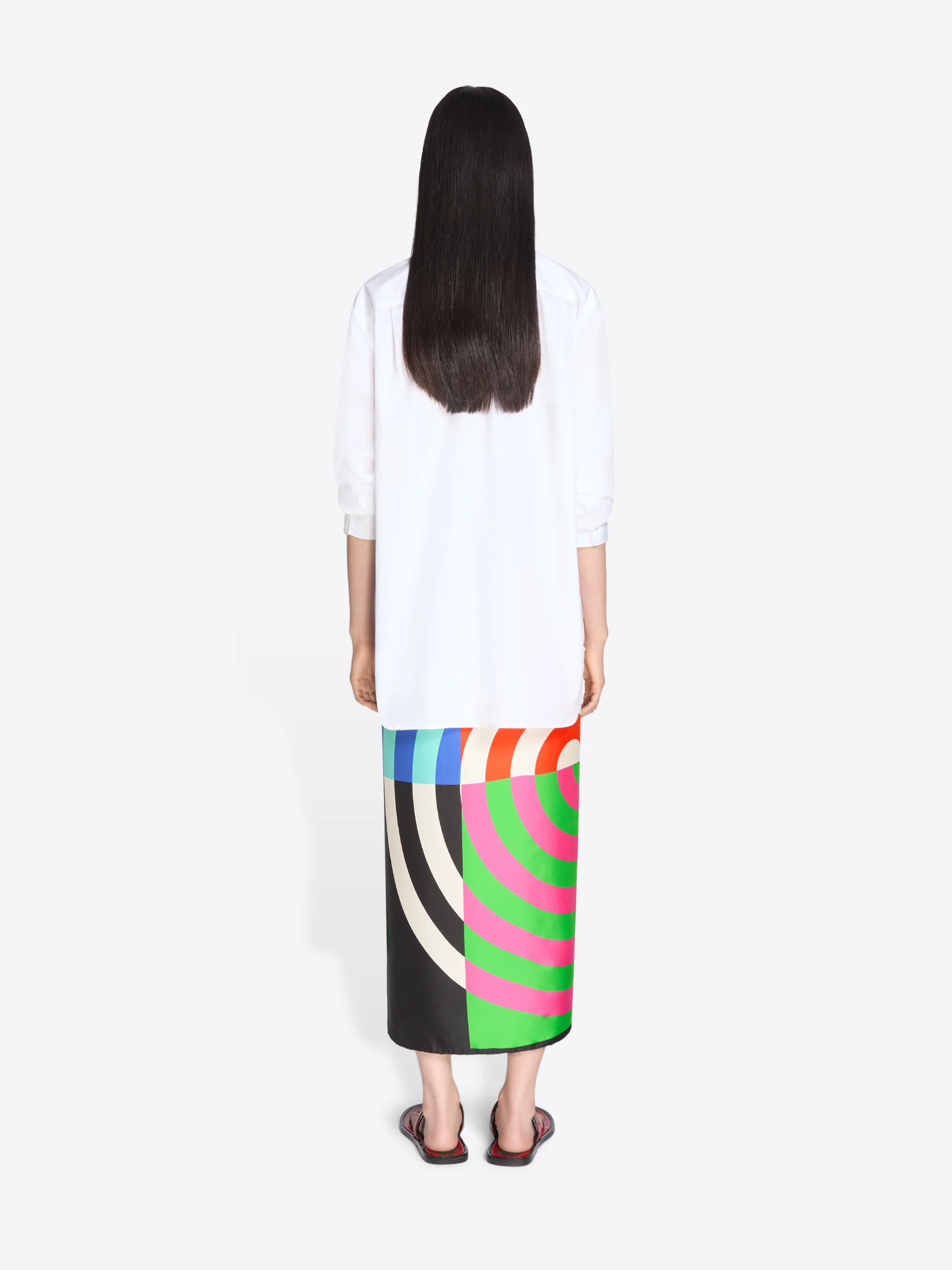 Loose cotton poplin shirt - Image 4