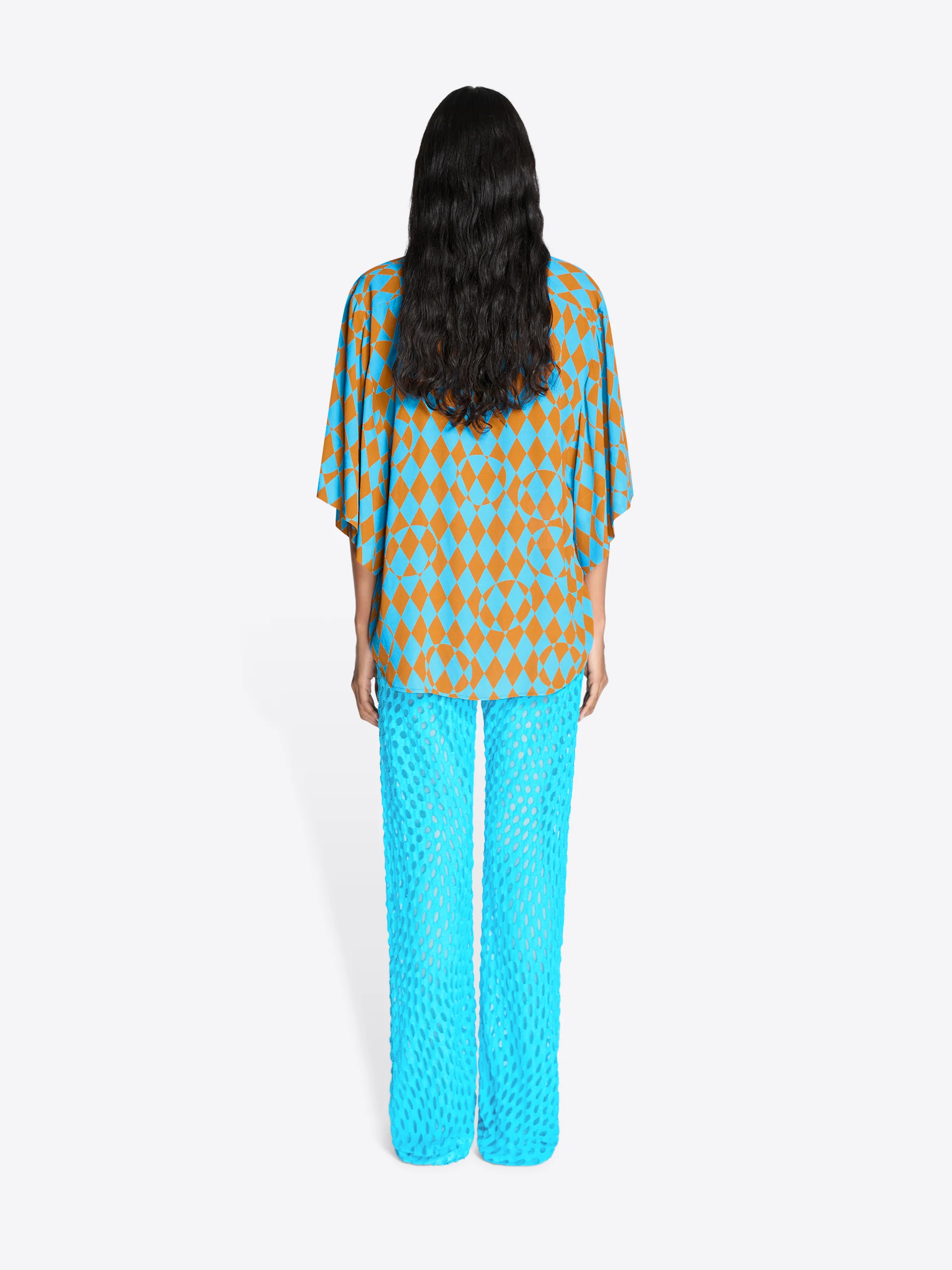 Short sleeve viscose shirt - Image 4
