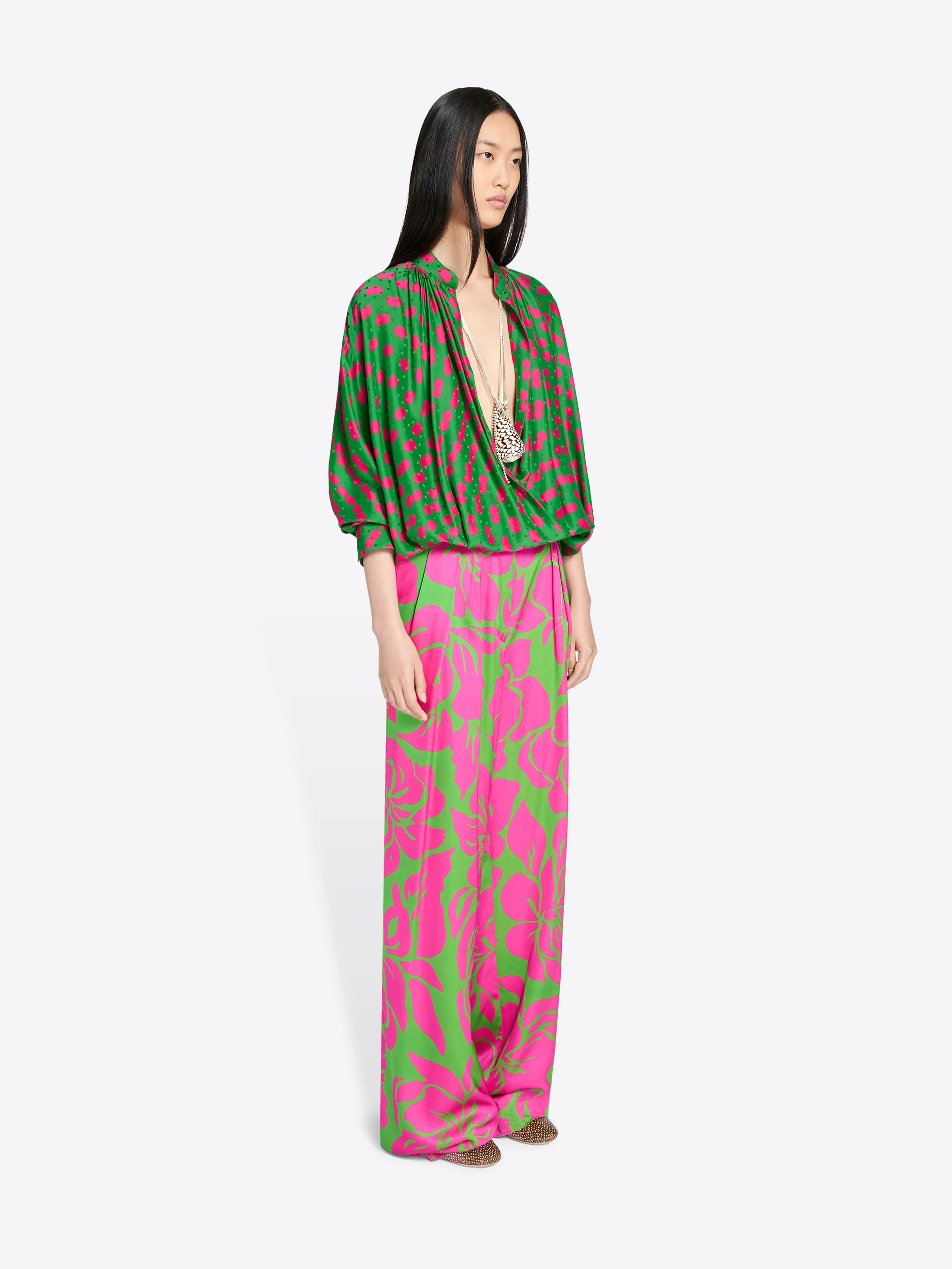 Viscose wrap shirt - Image 3