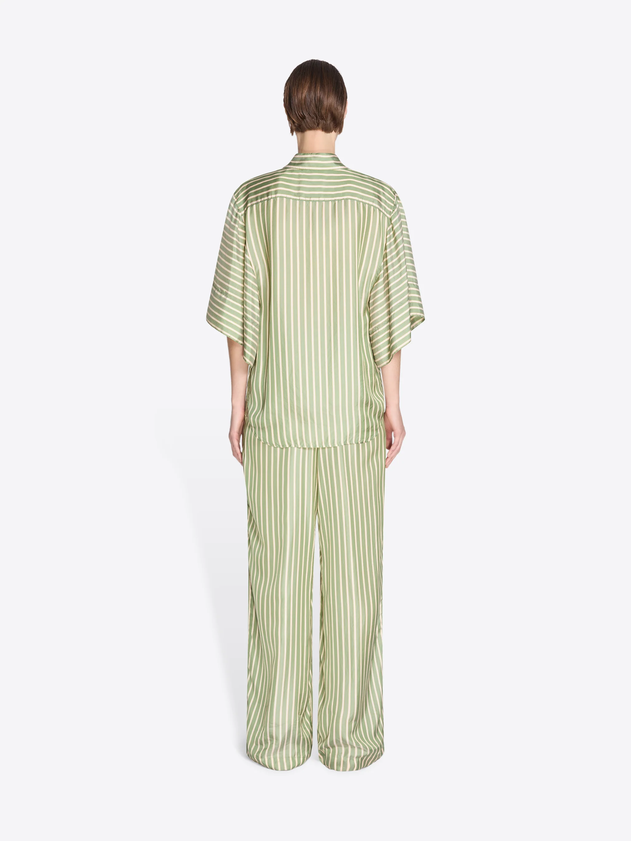 Short sleeve cupro shirt - Image 4