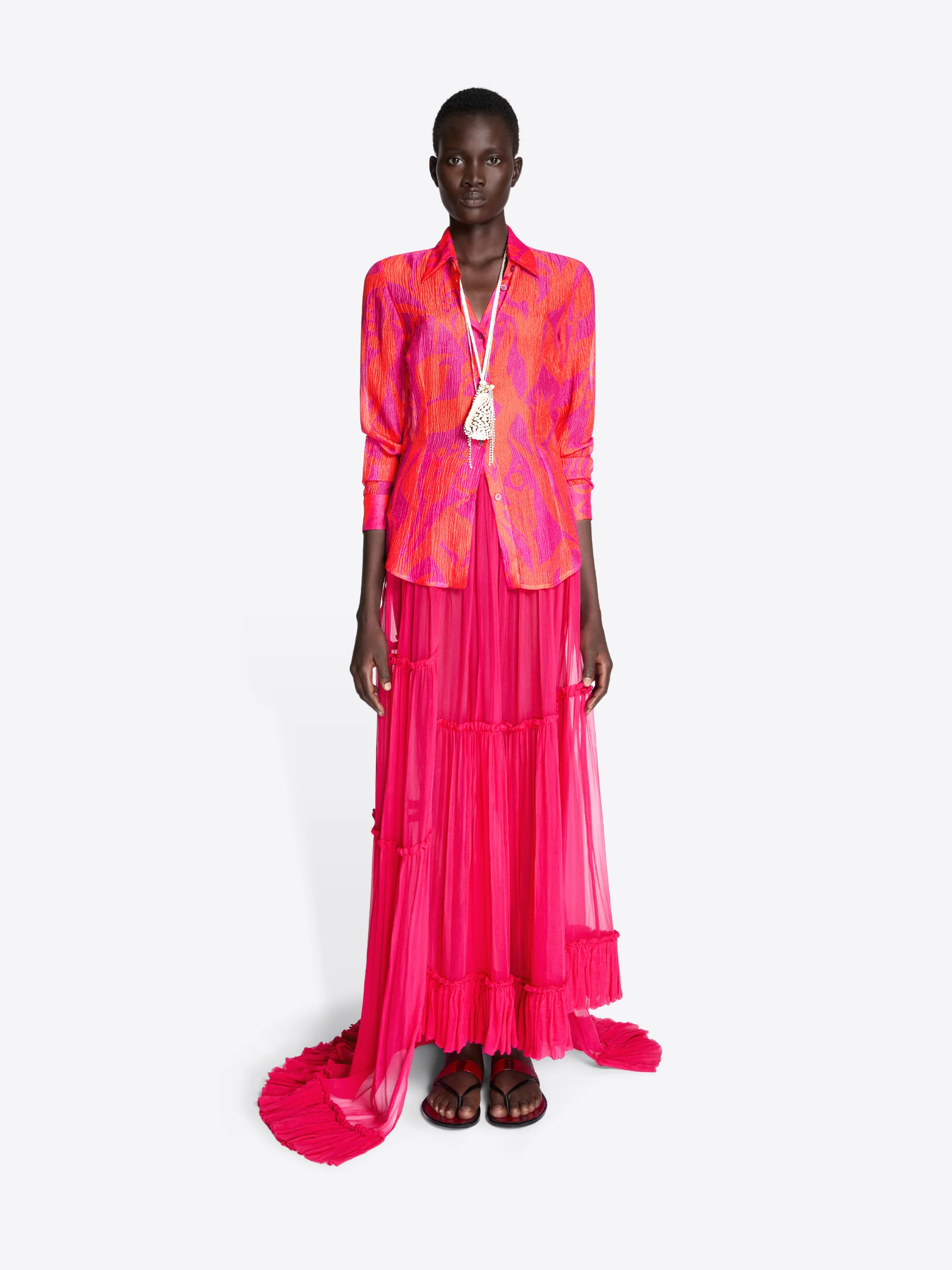 Fitted silk shirt - Image 2