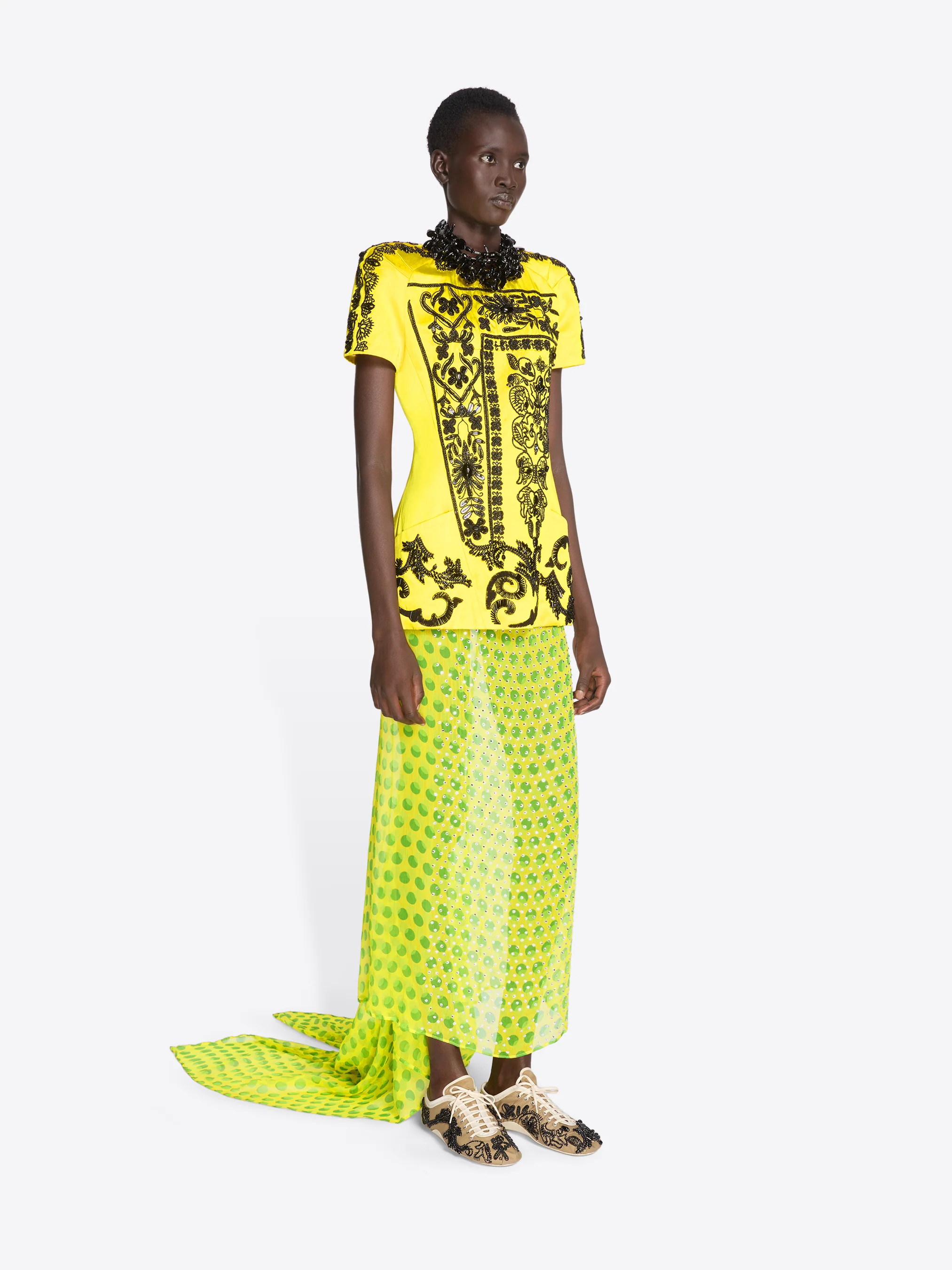 Embroidered tailored top - Image 3