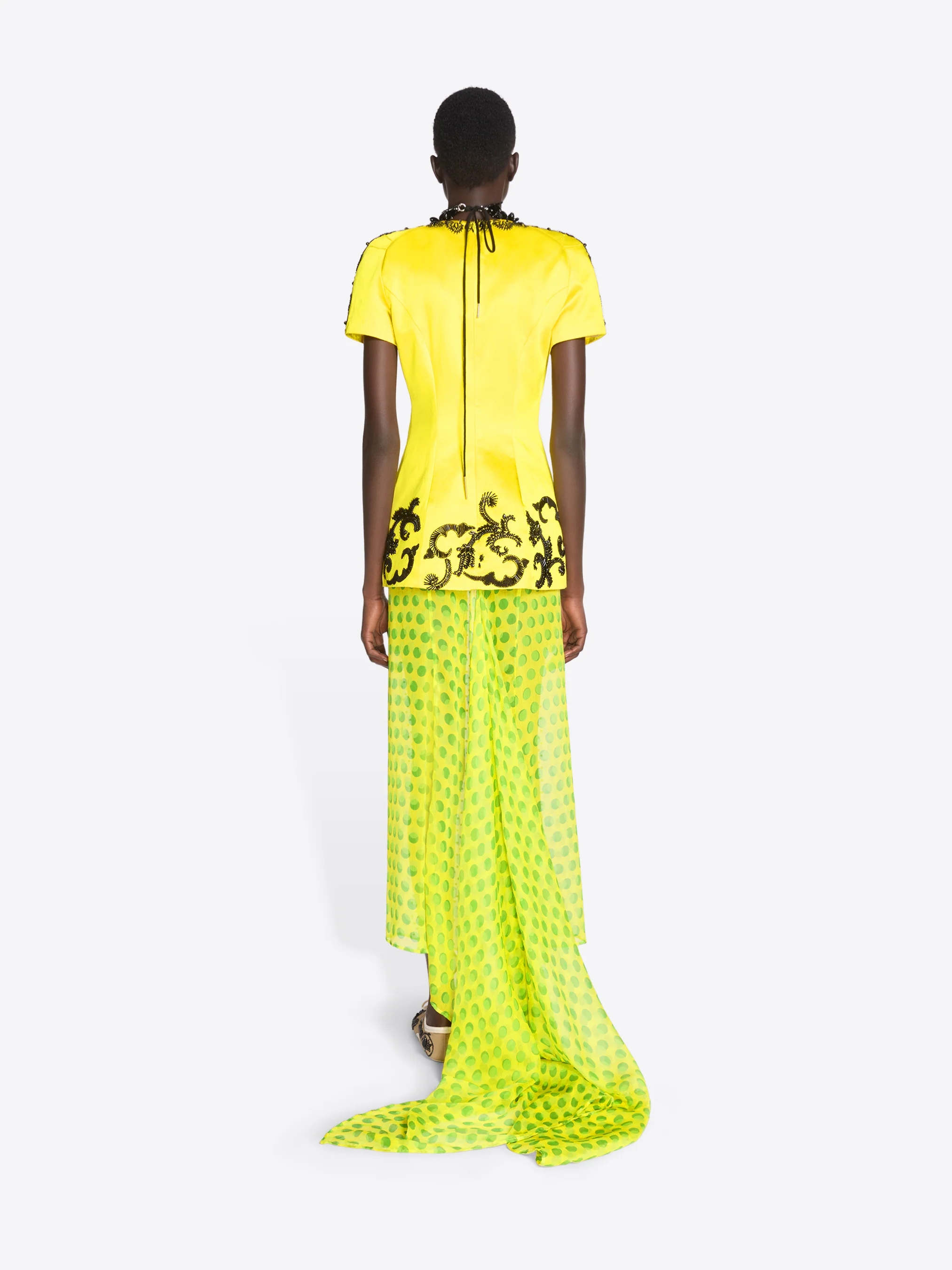 Embroidered tailored top - Image 4
