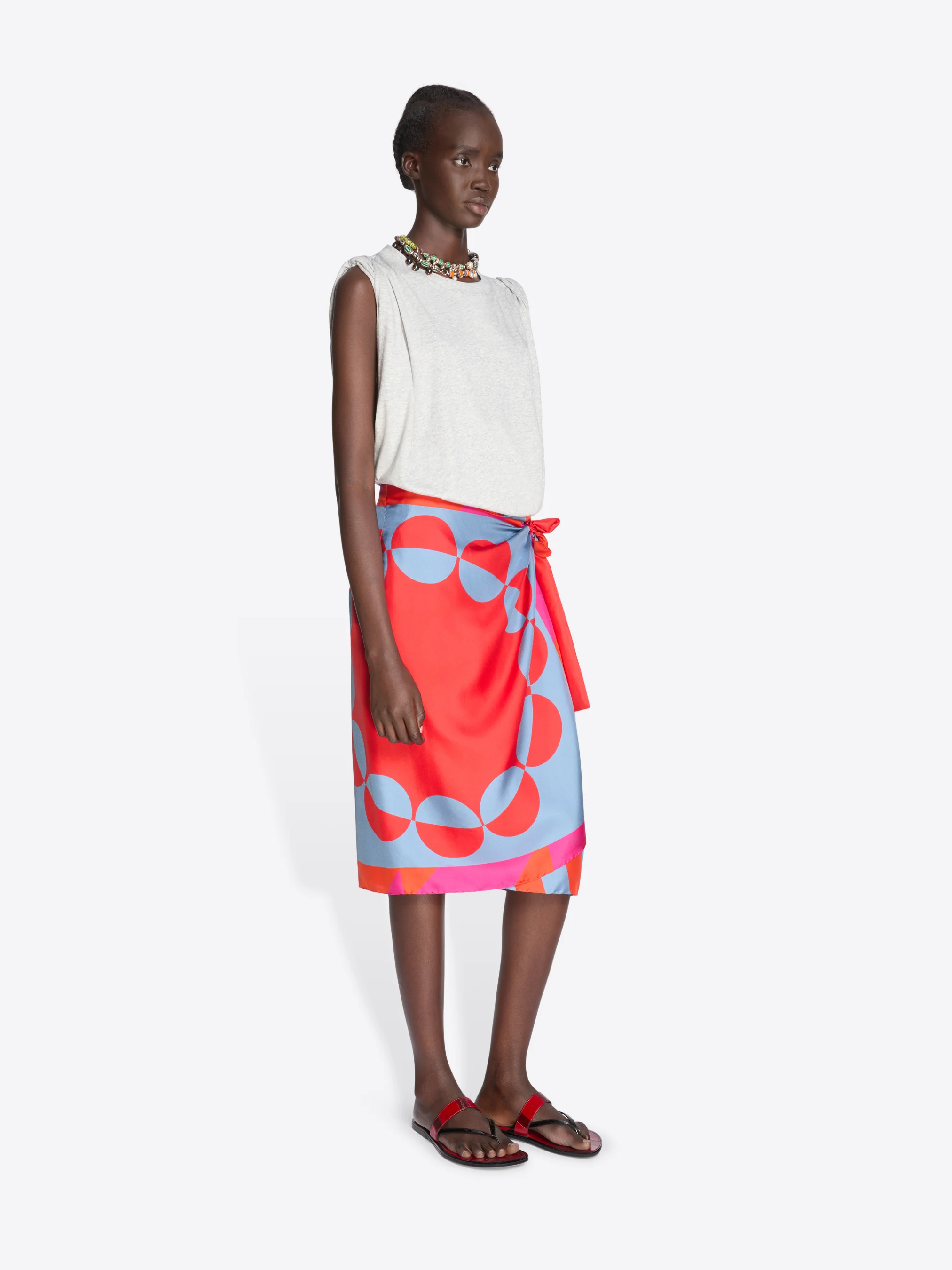 Wrap scarf-skirt - Image 3