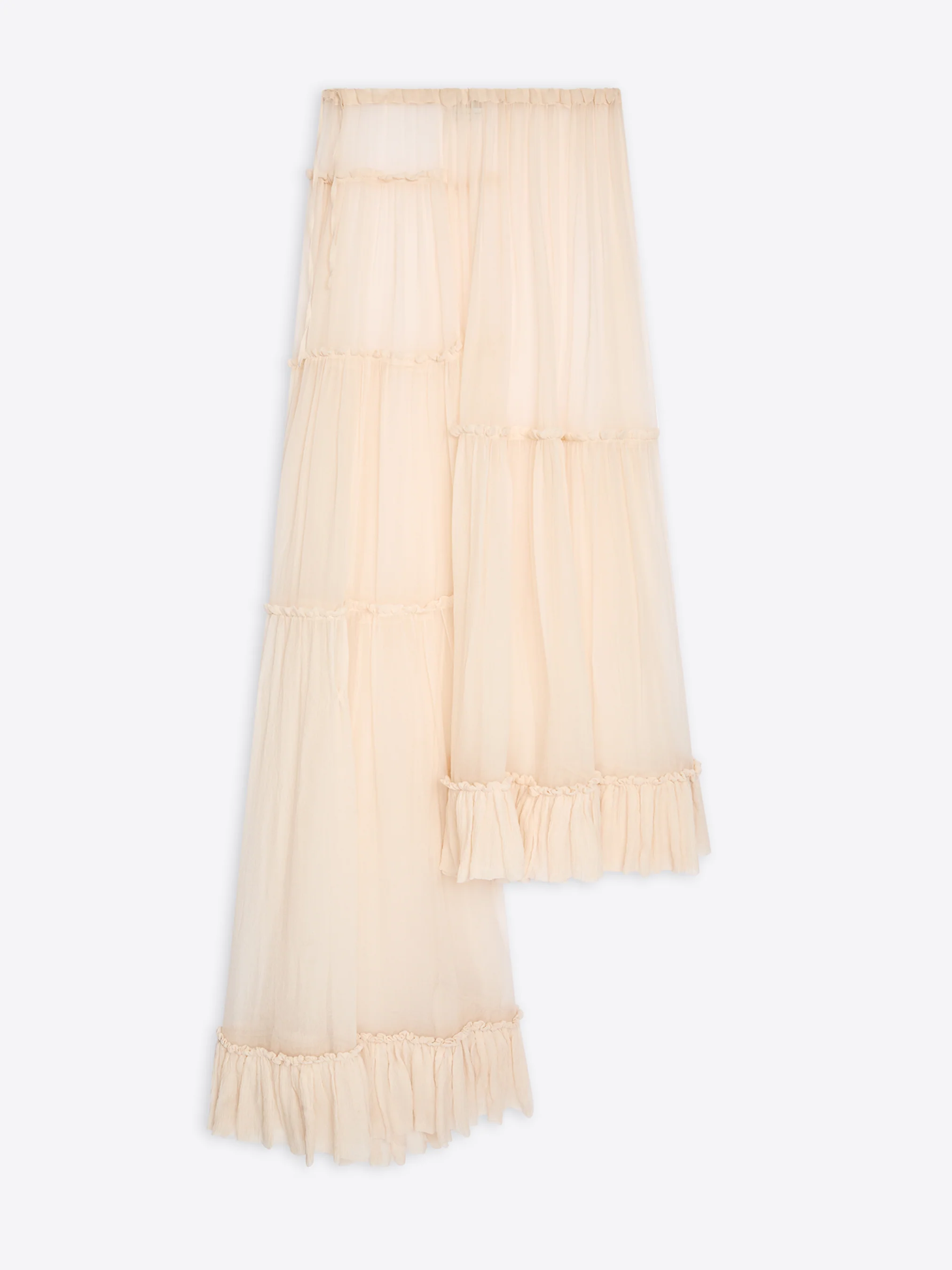 Ruffled silk skirt - Image 5